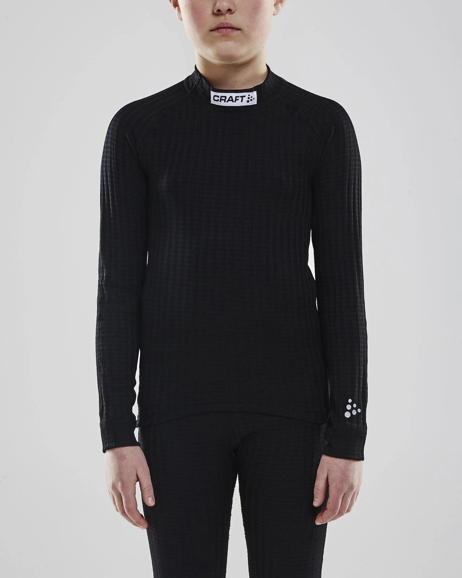 Junior Progress Baselayer CN LS - BLACK