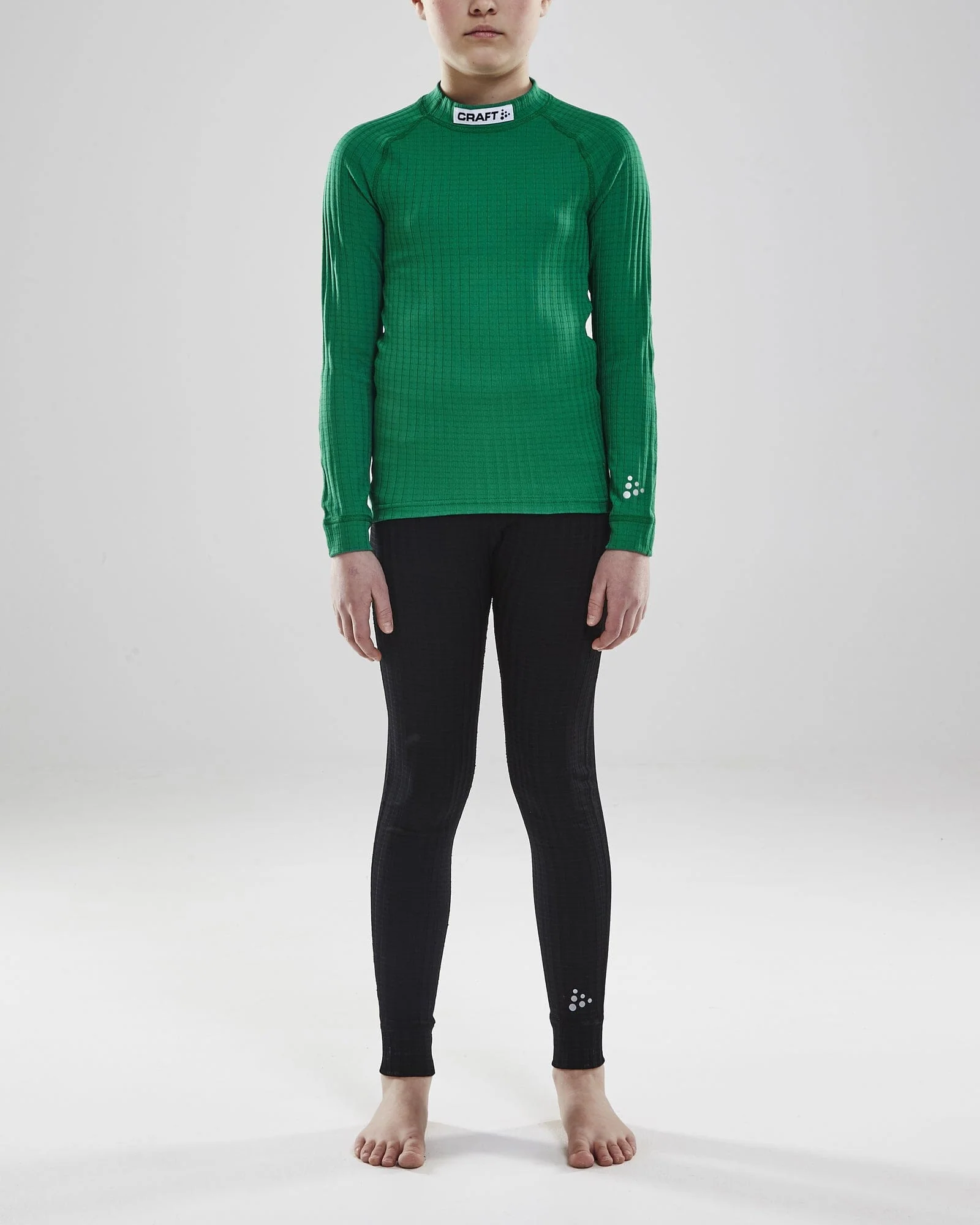 Junior Progress Baselayer CN LS - Team Green