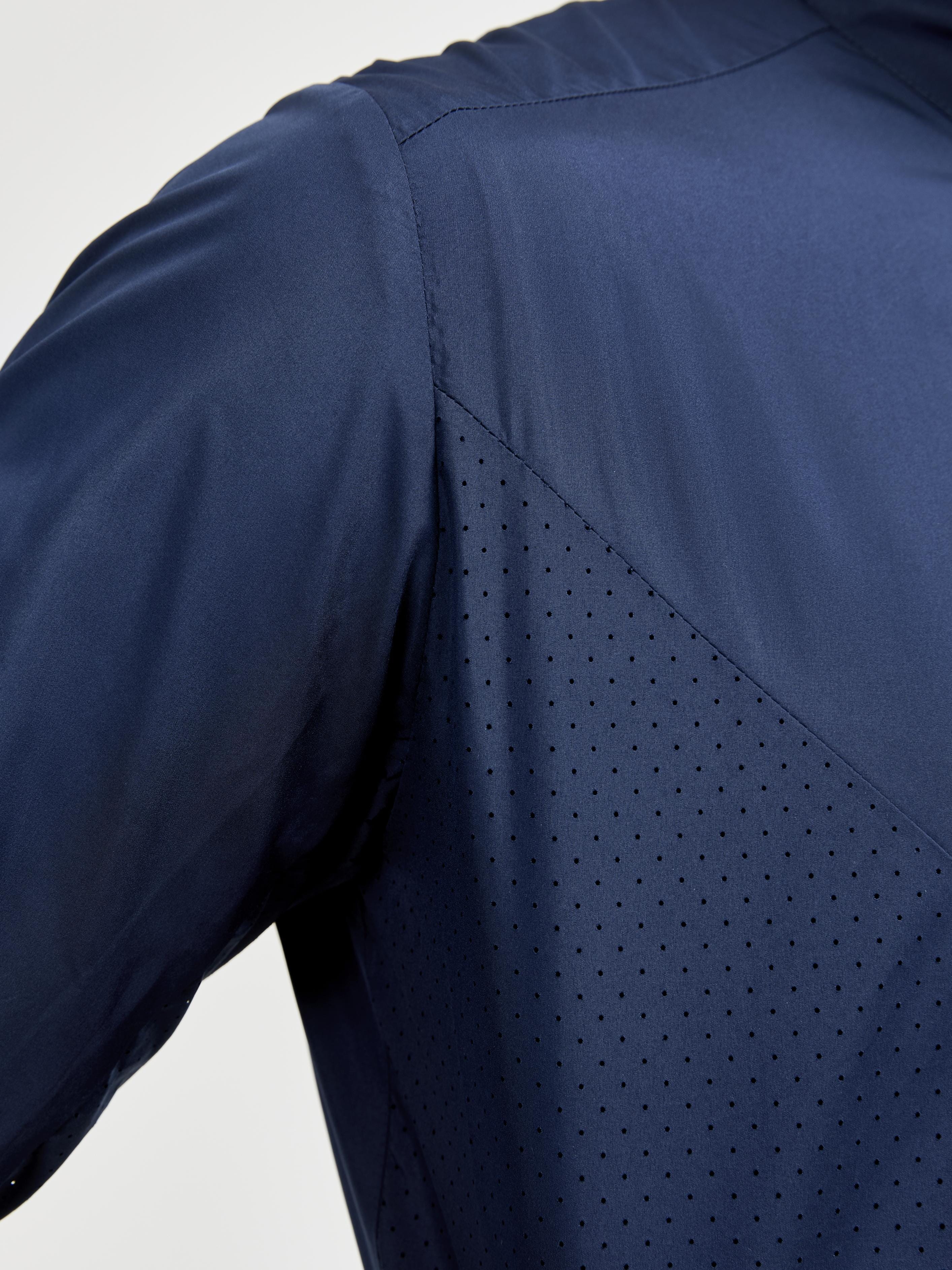 Men's ADV Essence Wind Jacket - Biome/Blaze - Image 10