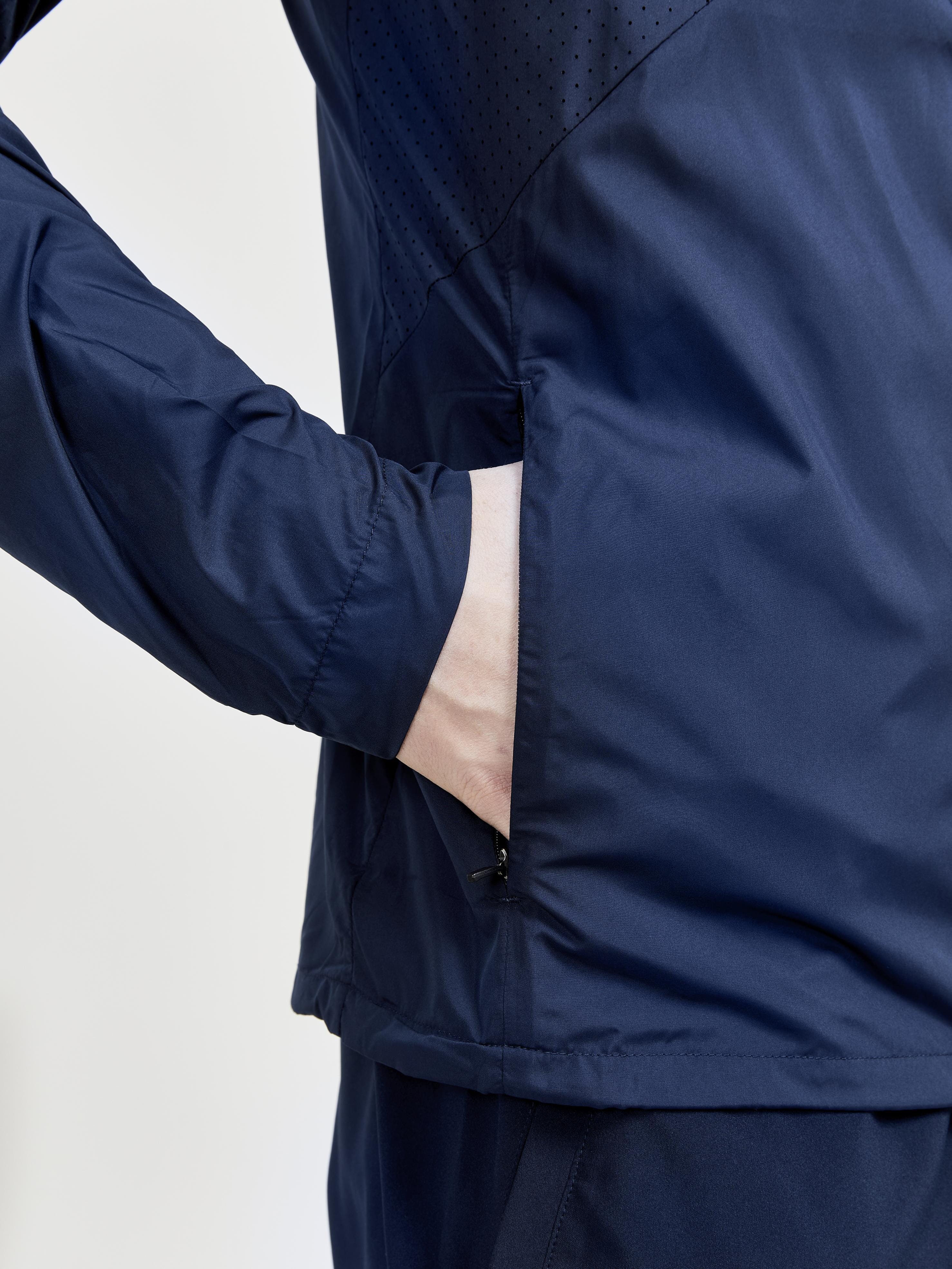 Men's ADV Essence Wind Jacket - Biome/Blaze - Image 9