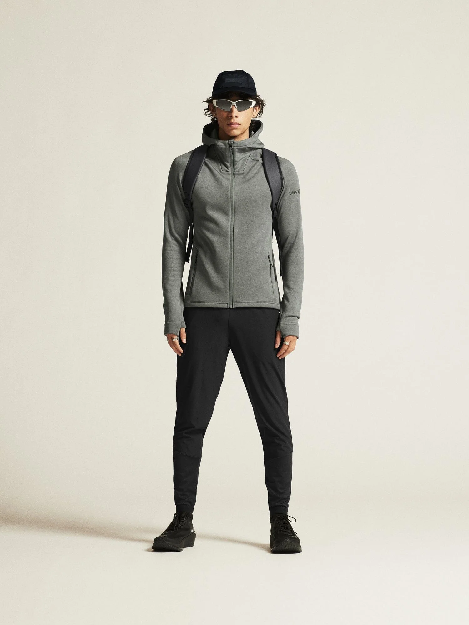 Men's ADV Explore Power Fleece Hood Jacket - Leaf