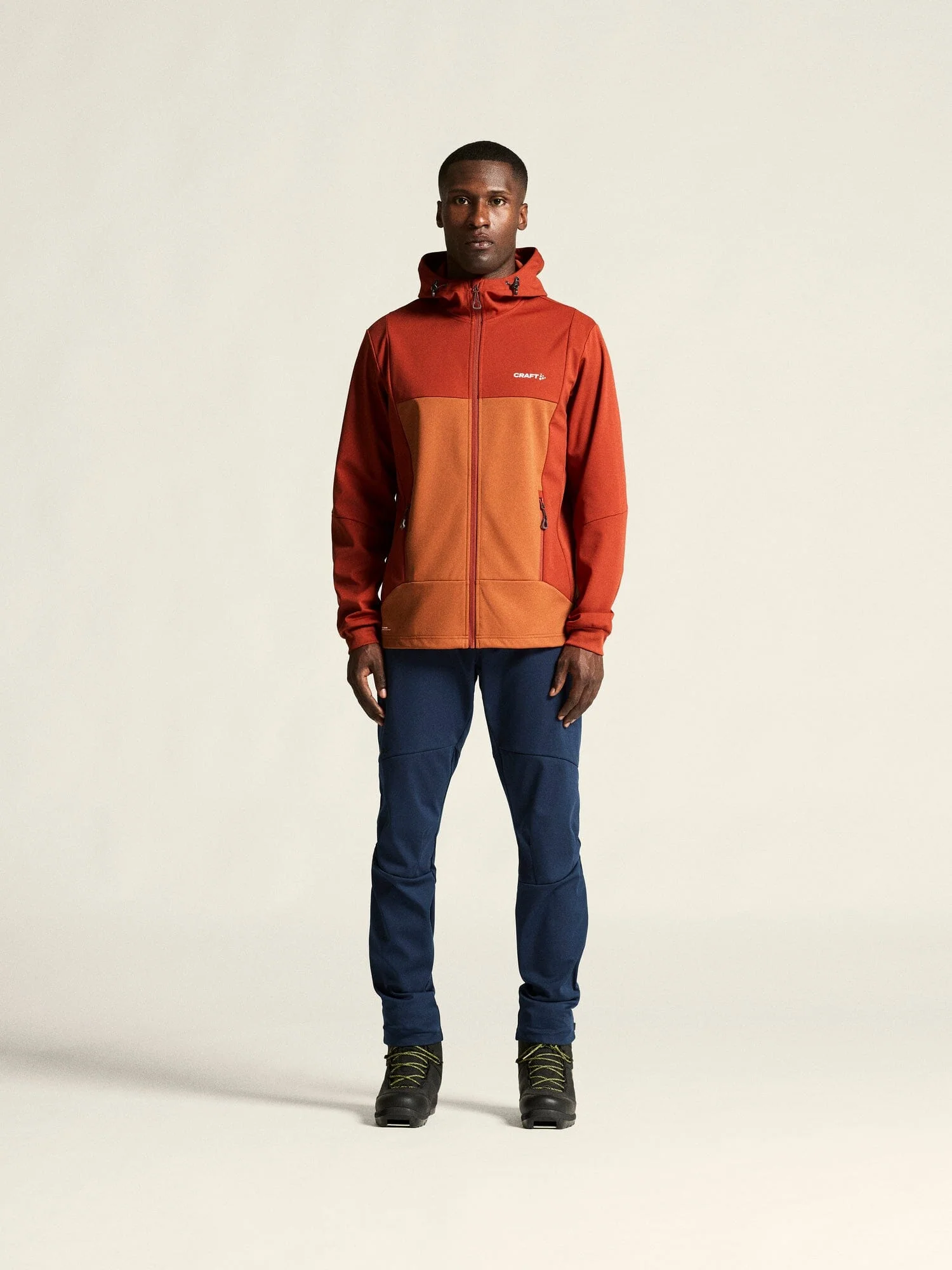 Men's Core Backcountry Hood Jacket - Ochre/Buff