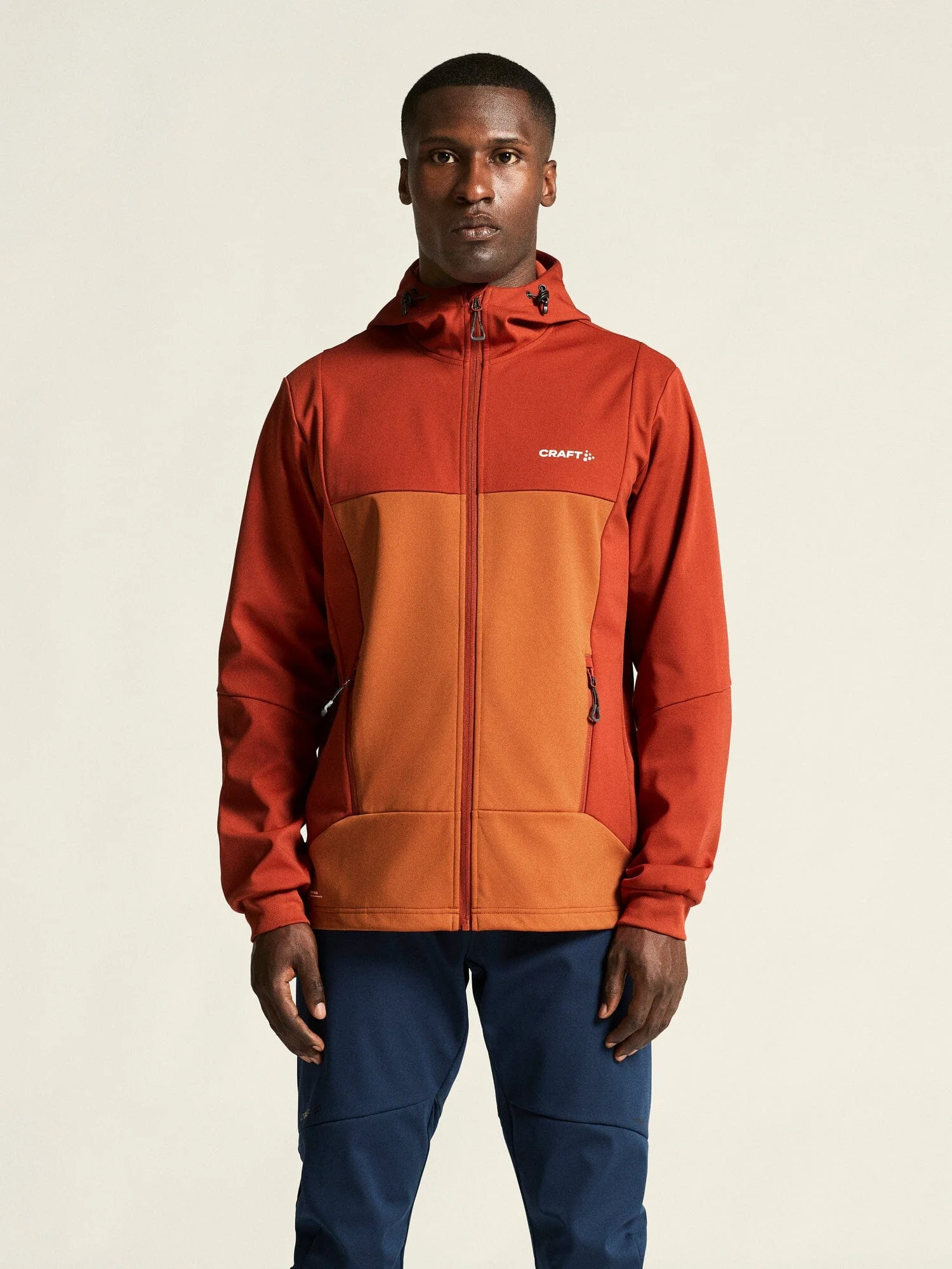 Men's Core Backcountry Hood Jacket - Ochre/Buff - Image 2