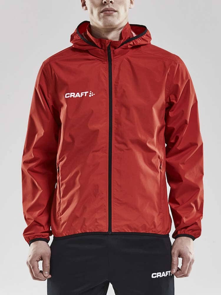Men's Craft Jacket Rain - BRIGHT RED