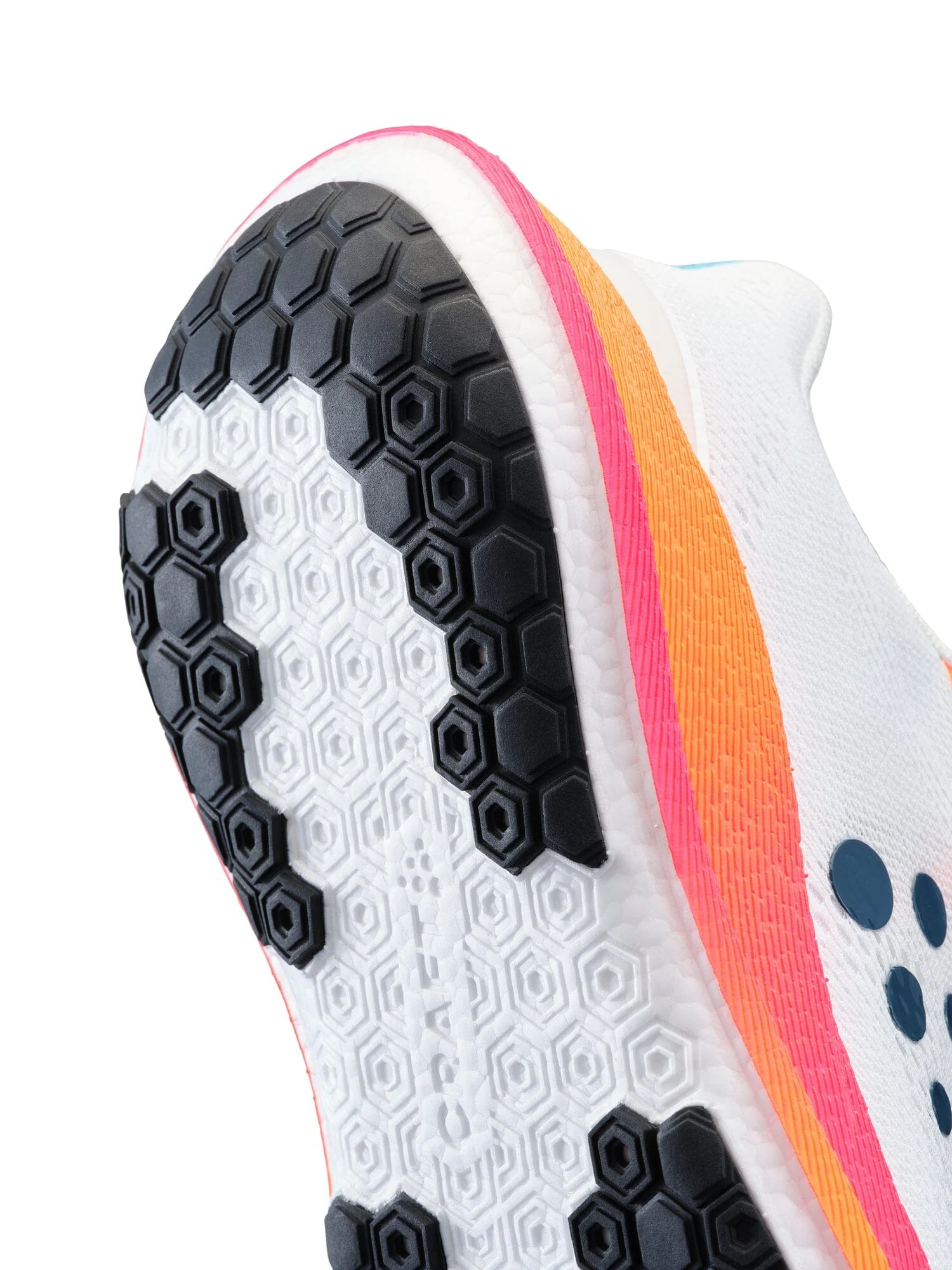 Men's Pacer 2 Running Shoe - White/Flourange - Image 4