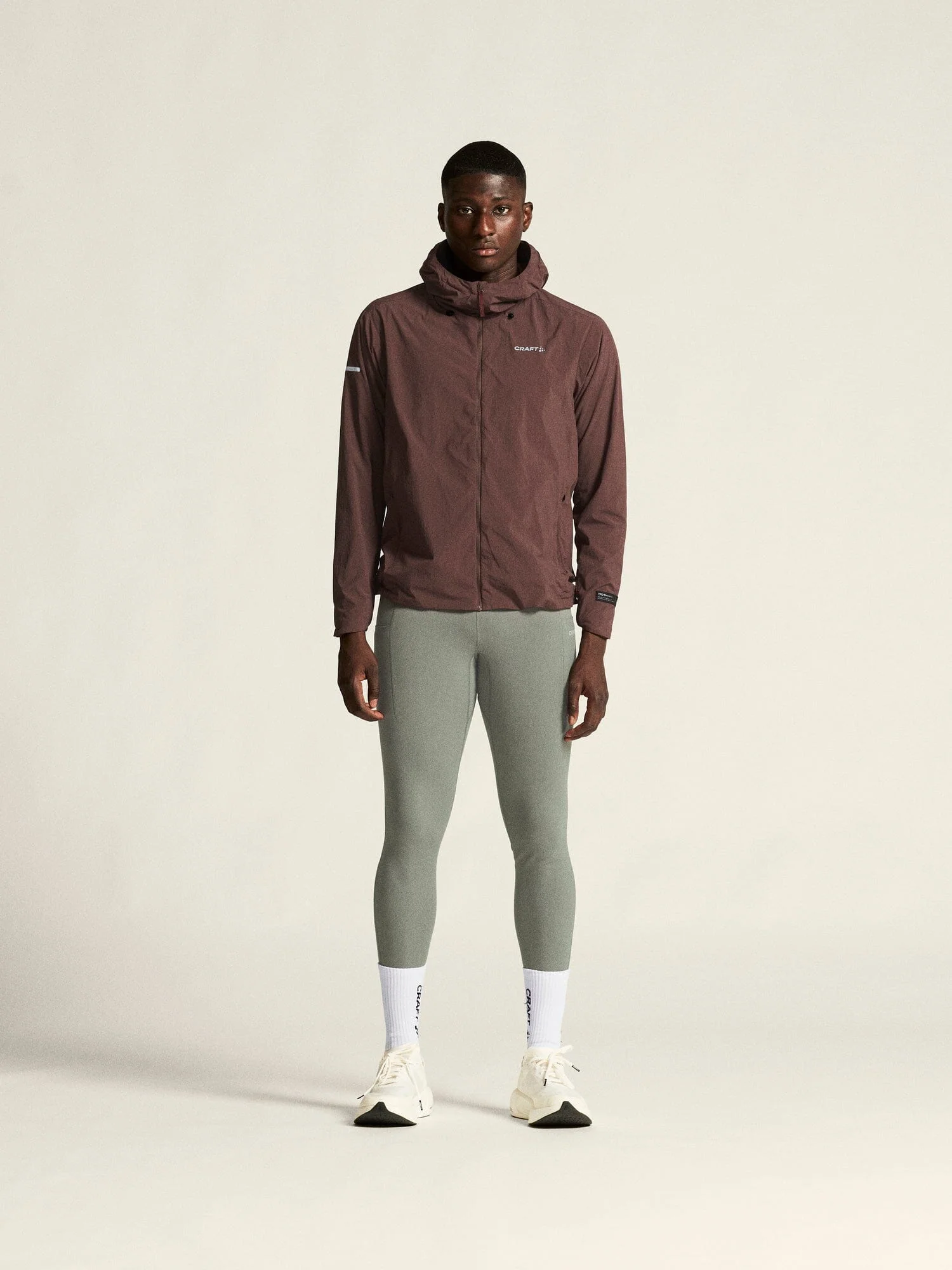Men's SubZ Light Running Jacket - Prune