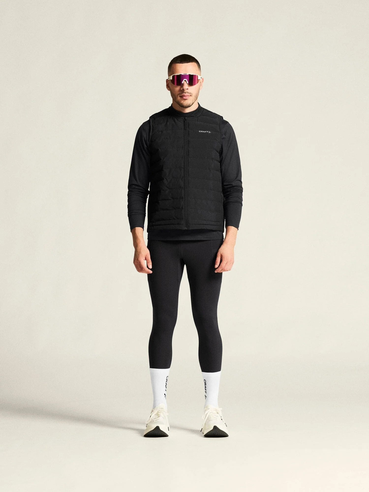Men's SubZ Running Vest 4 - Black