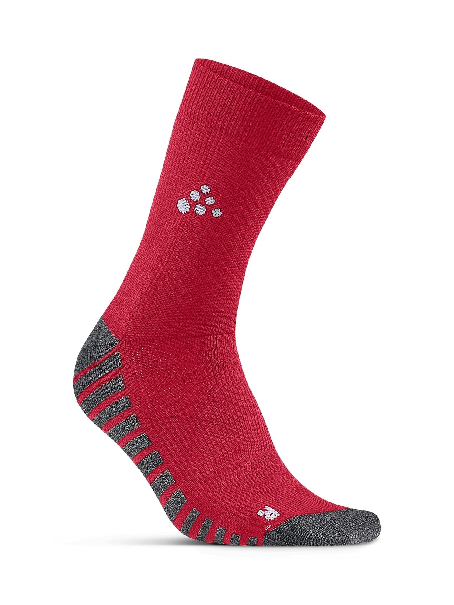 Progress Anti Slip Mid Sock Unisex - BRIGHT RED