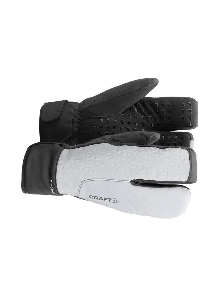 Siberian 2.0 Split Finger Glove - SILVER/BLACK