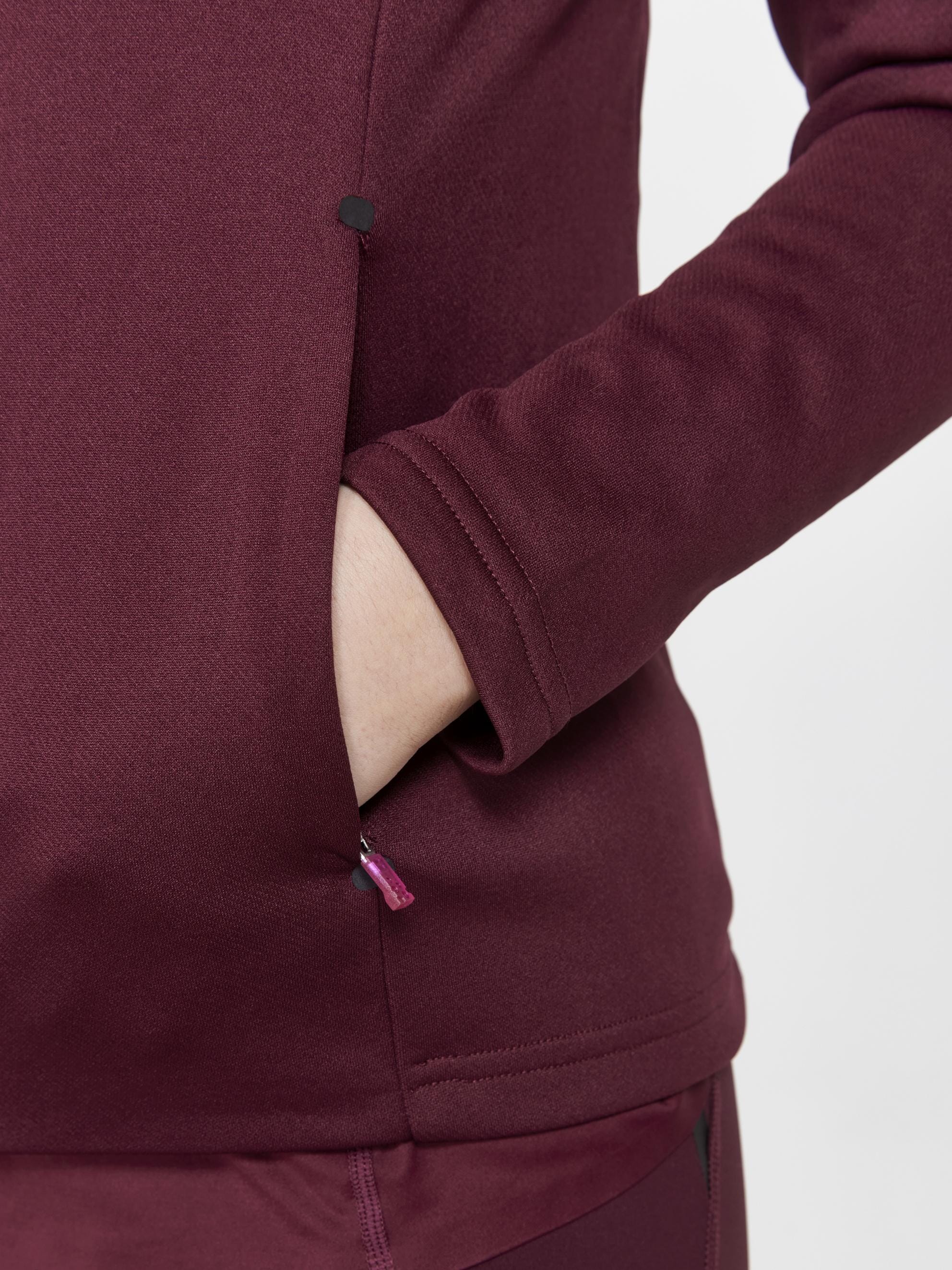 Women's ADV Essence Jersey Hood Jacket - PUNSCH-ROXO - Image 3