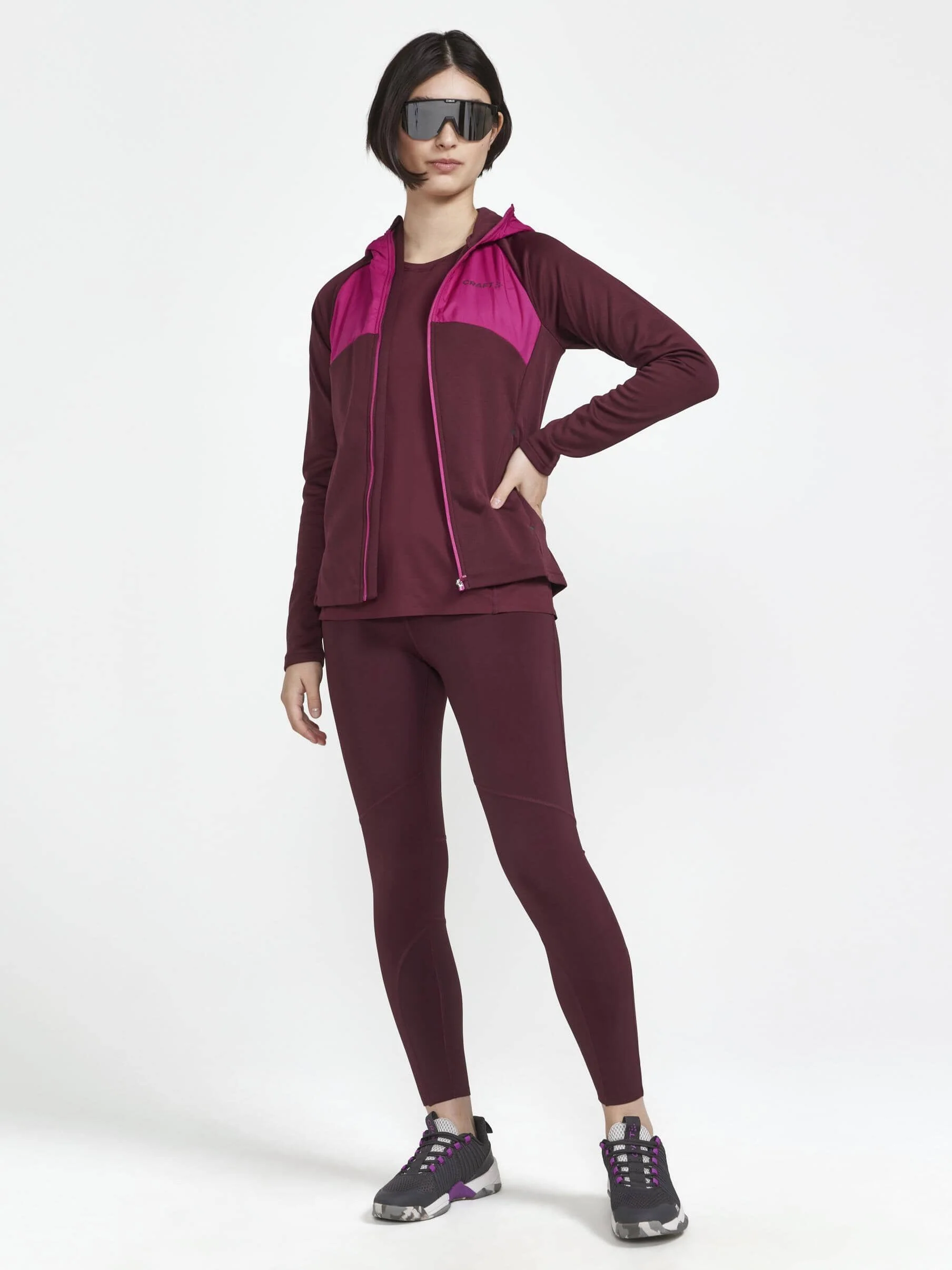 Women's ADV Essence Jersey Hood Jacket - PUNSCH-ROXO - Image 4
