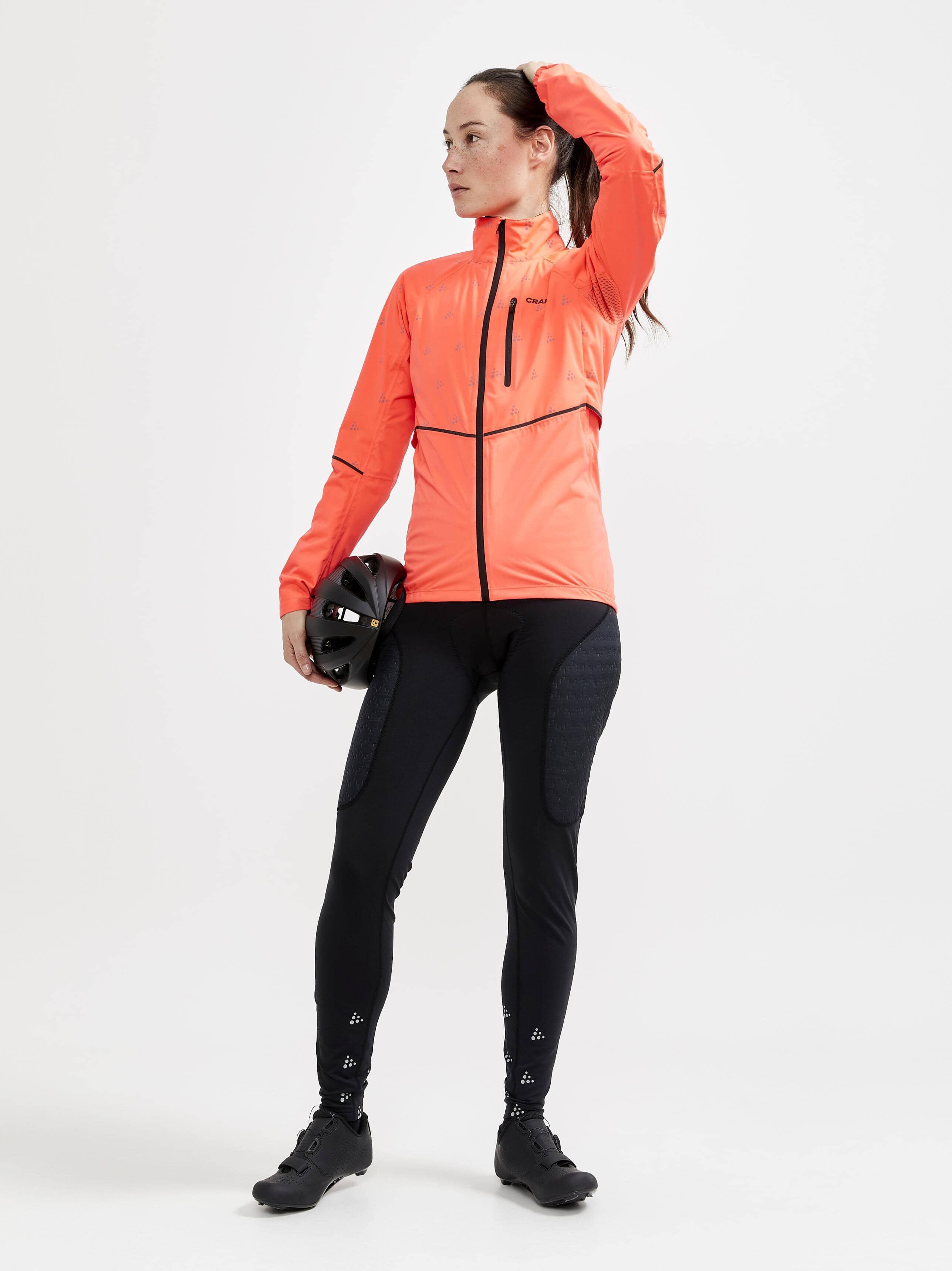 Women's ADV Hydro Lumen Cycling Jacket - SHOCK-ASH WHITE - Image 14