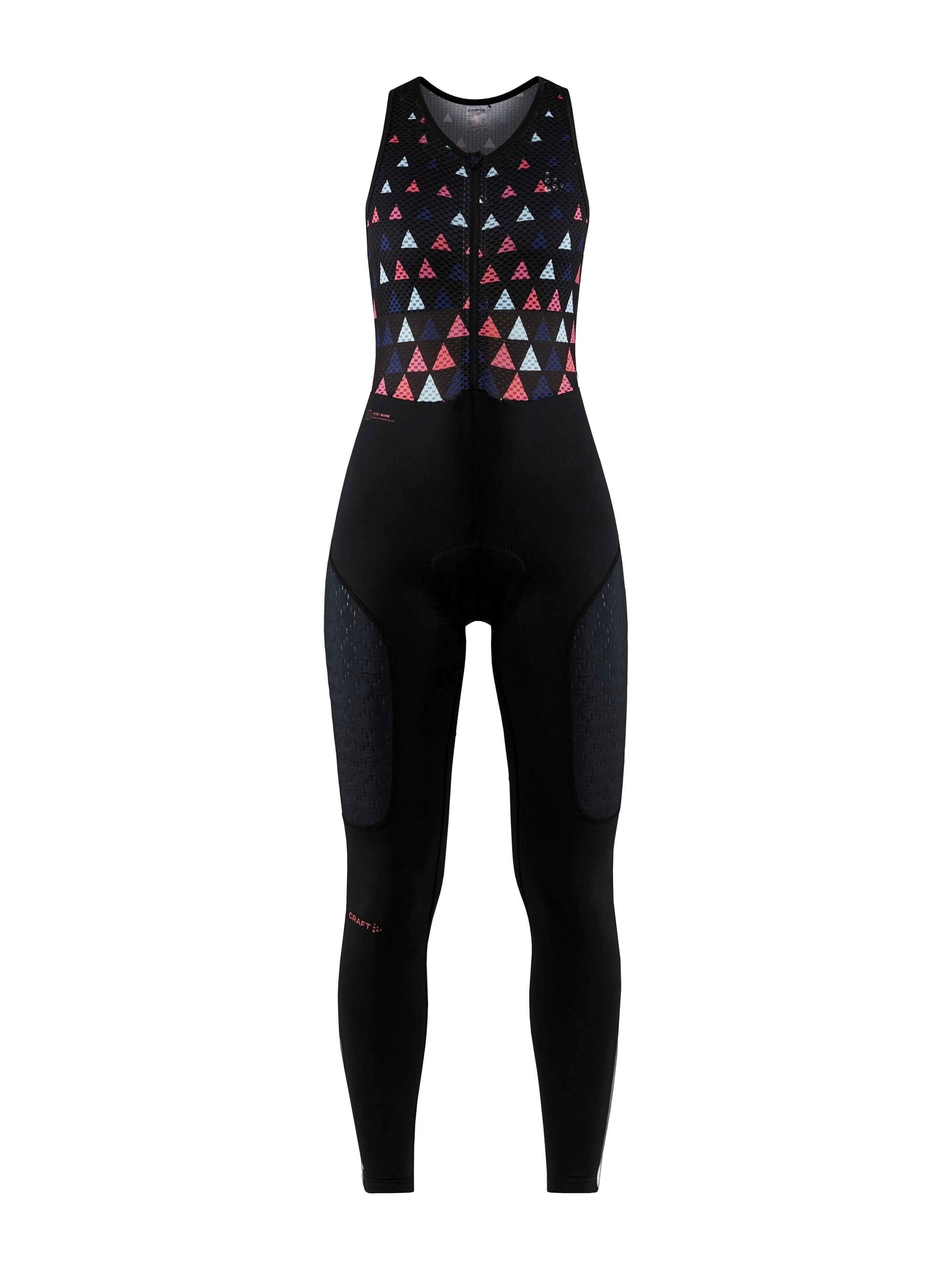 Women's ADV SubZ Cycling Bib Tights - BLACK/CORAL - Image 15