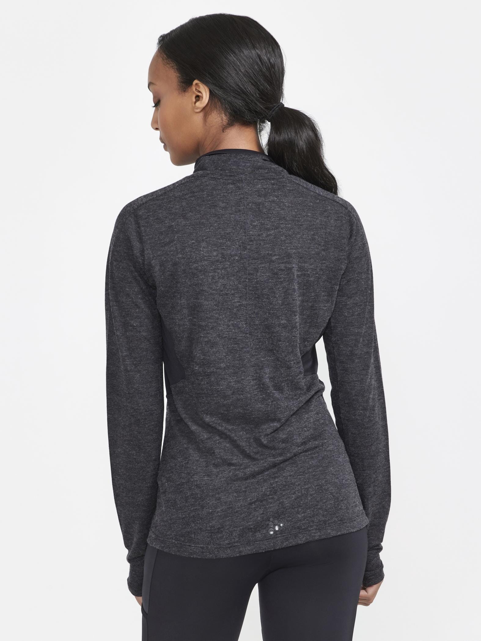 Women's ADV SubZ Wool Running Tee 2 - Black - Image 2
