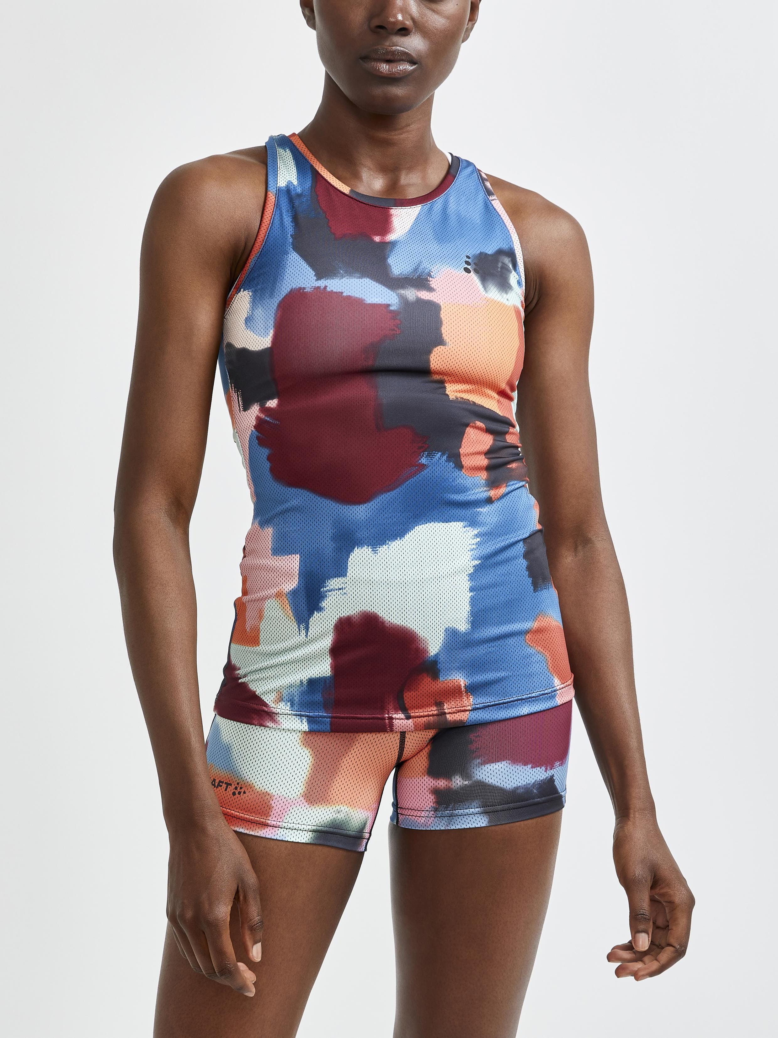 Women's Core Charge Racerback Singlet - P SHADES/MULTI