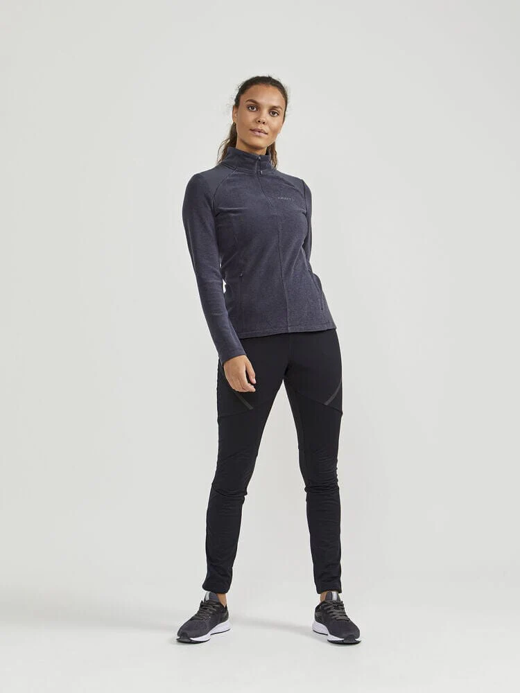 Women's Core Edge Thermal Midlayer - BLACK/ASPHALT