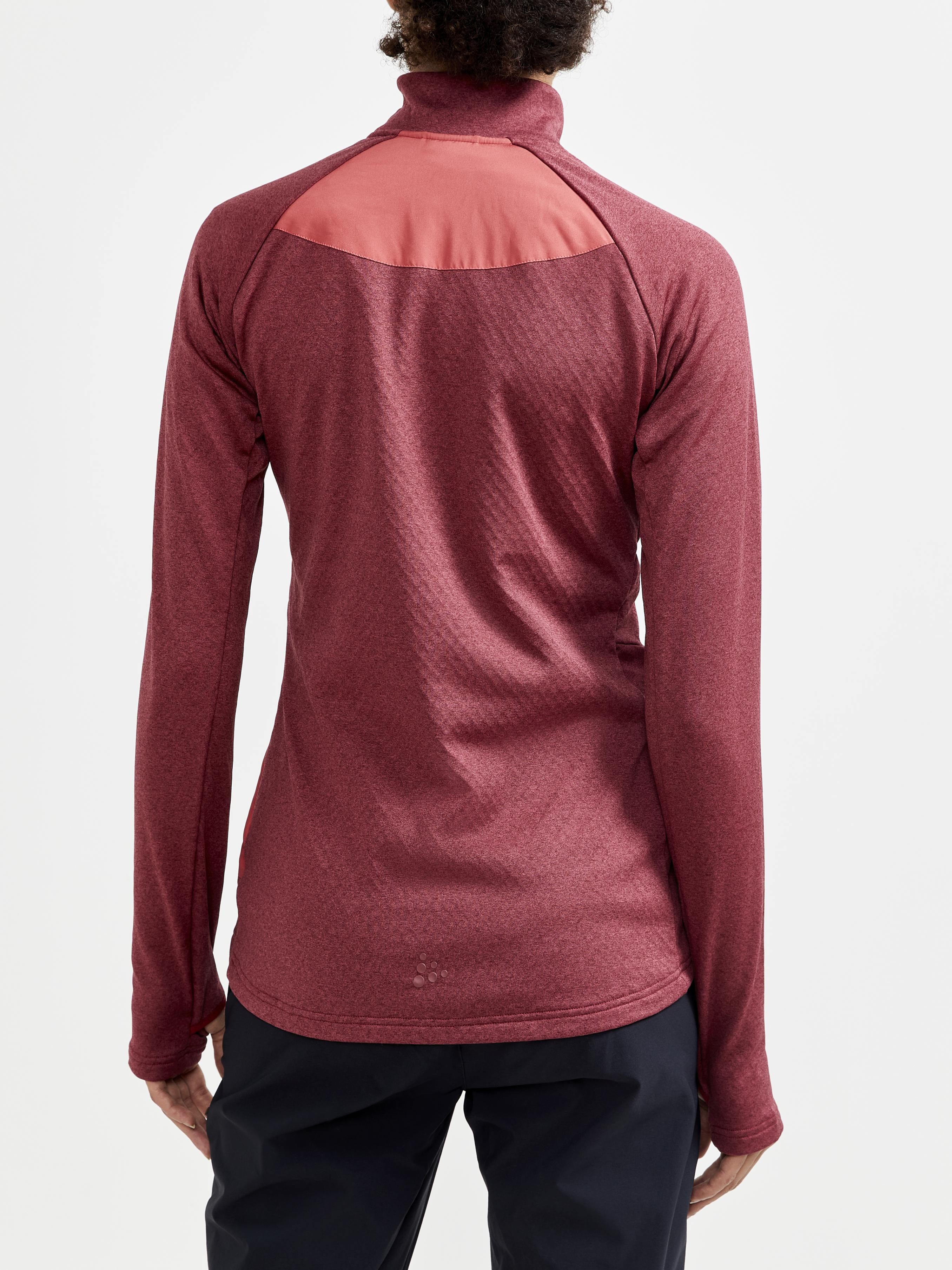 Women's Core Trim Thermal Midlayer - GREY MELANGE - Image 15