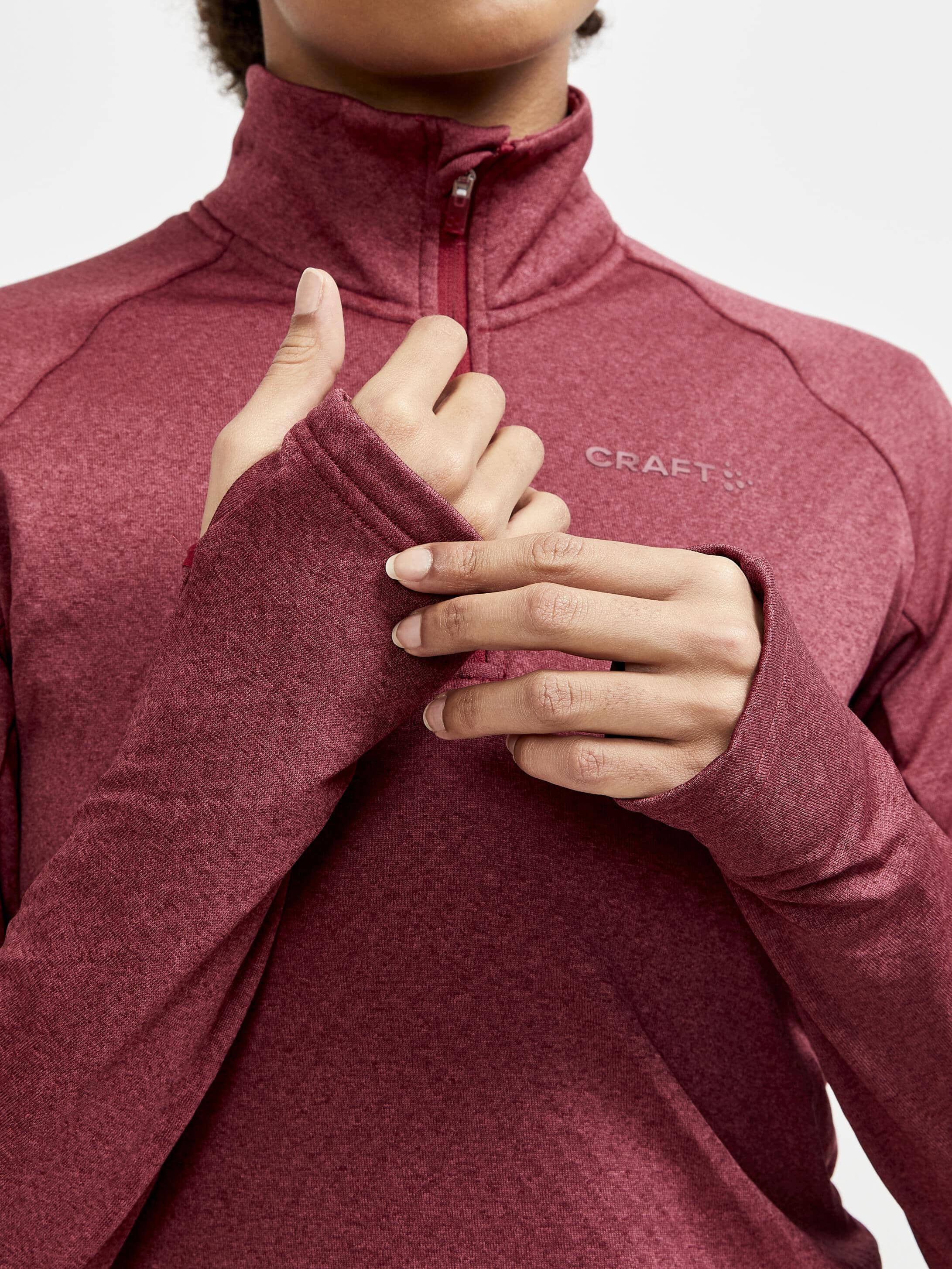 Women's Core Trim Thermal Midlayer - GREY MELANGE - Image 19