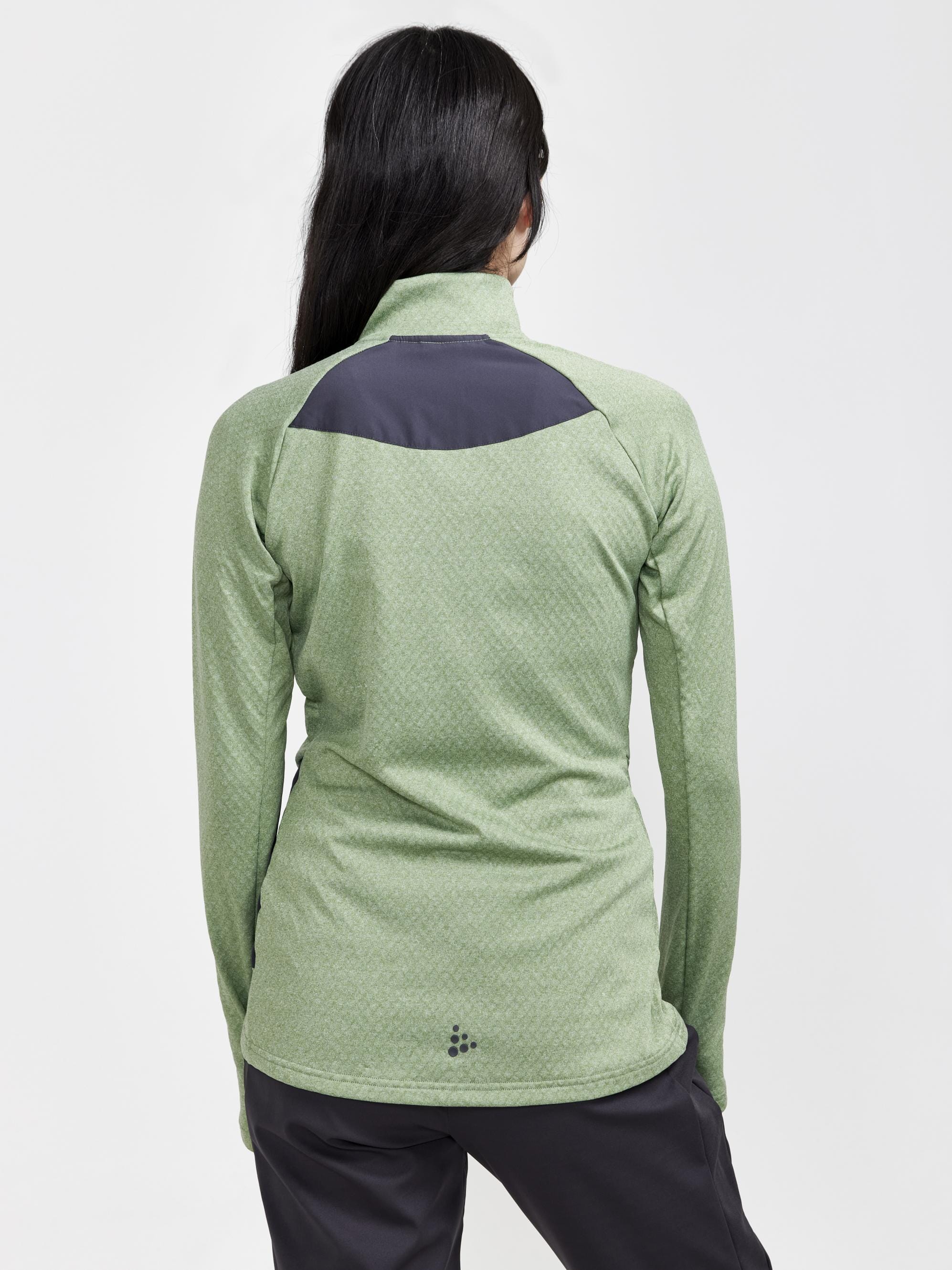 Women's Core Trim Thermal Midlayer - GREY MELANGE - Image 2