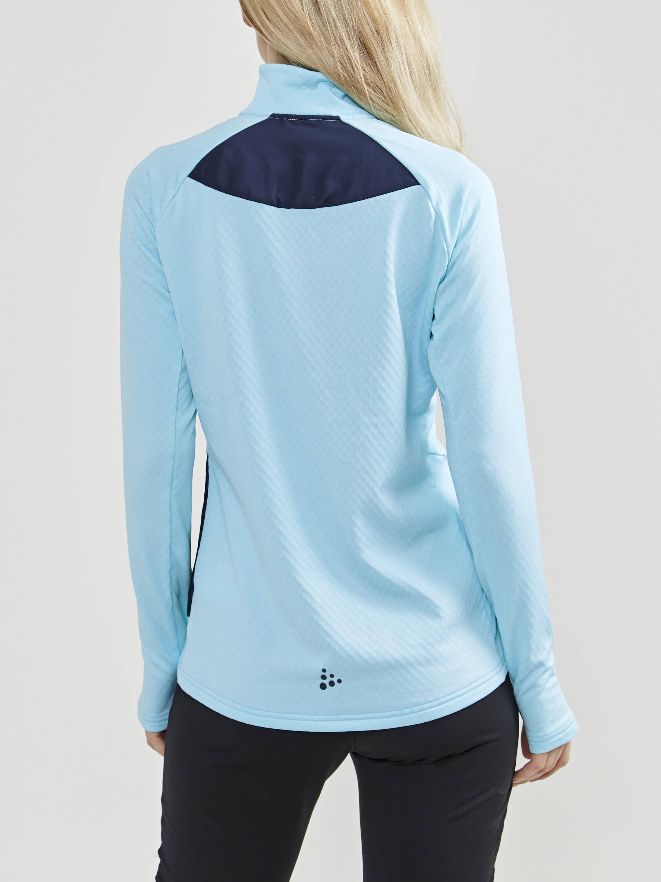 Women's Core Trim Thermal Midlayer - GREY MELANGE - Image 23