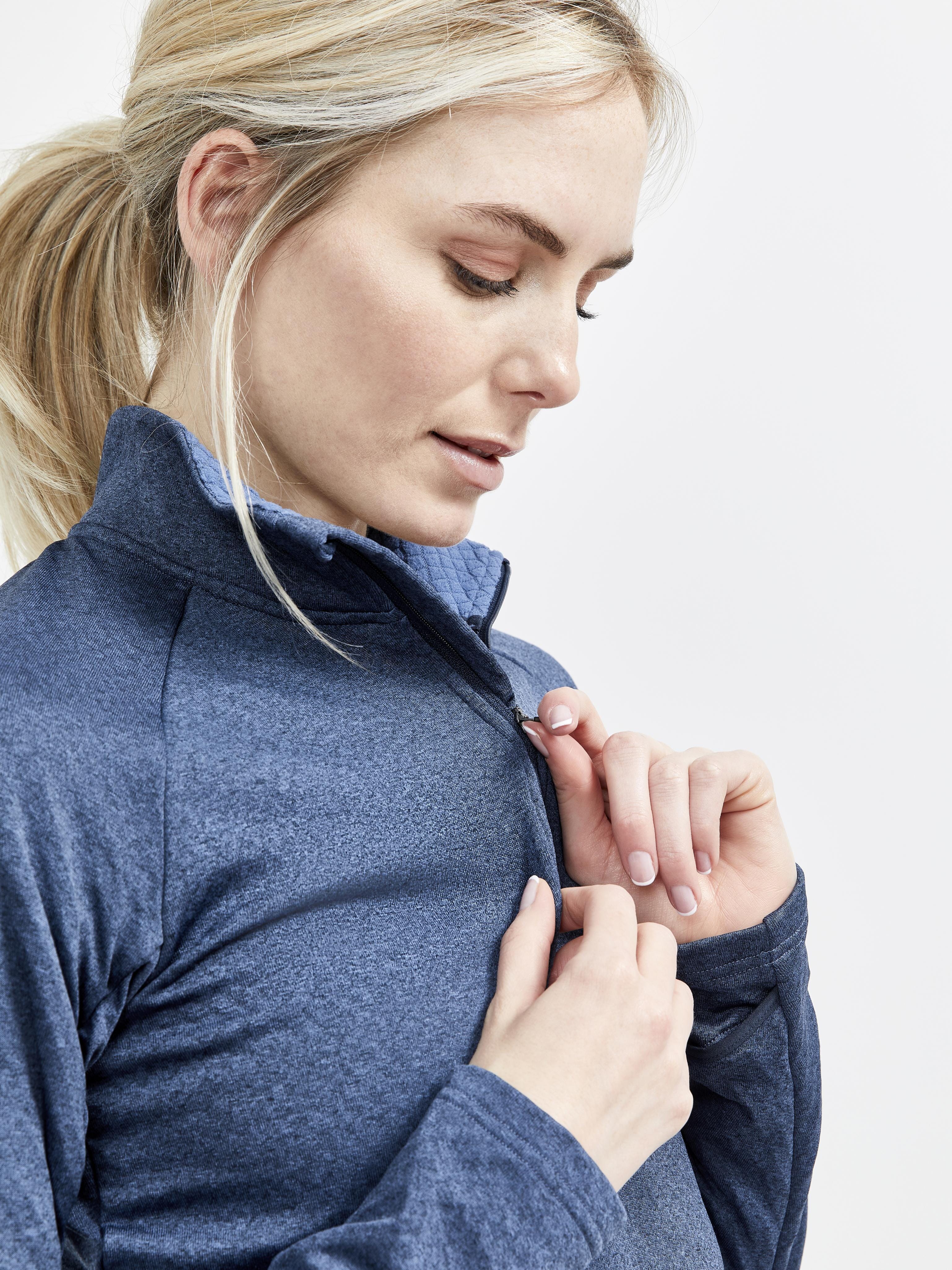 Women's Core Trim Thermal Midlayer - GREY MELANGE - Image 30