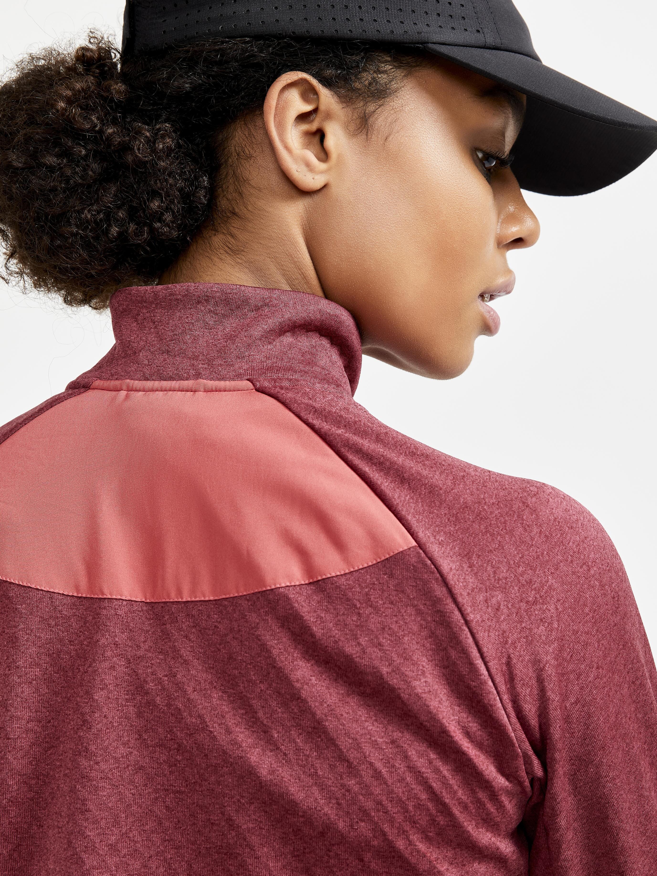 Women's Core Trim Thermal Midlayer - RHUBARB MELANGE - Image 4