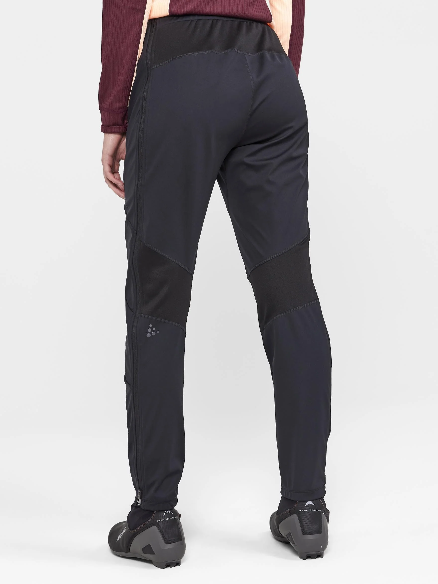 Women's Core XC Training Full-Zip Pants - Black - Image 2