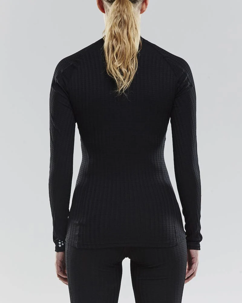 Women's Craft Progress Baselayer CN - BLACK - Image 4