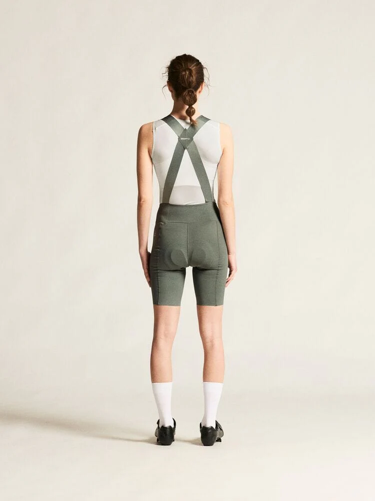 Women's Endur Bib Shorts C2 - Leaf - Image 8