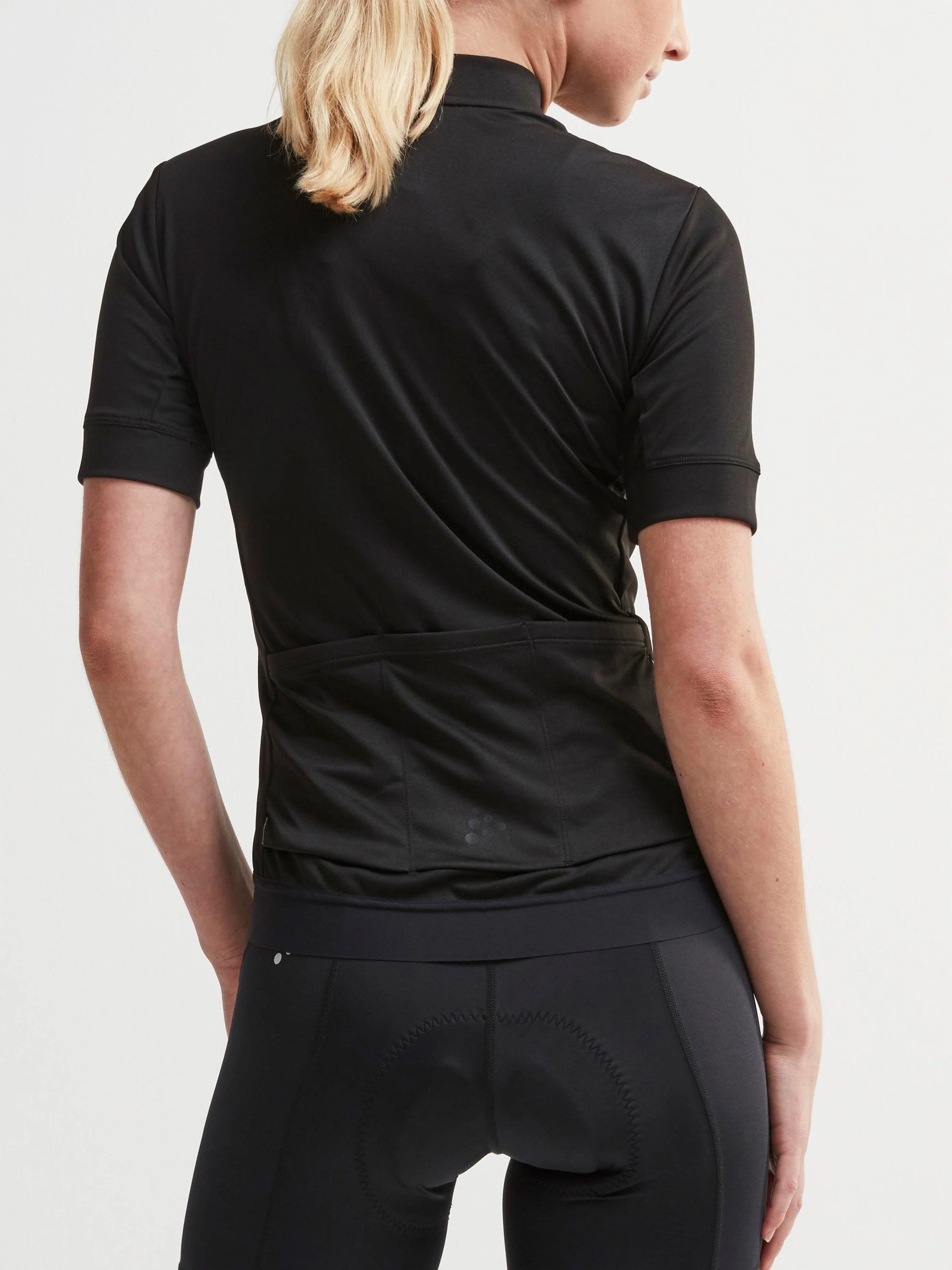 Women's Essence Cycling Jersey - Black - Image 2