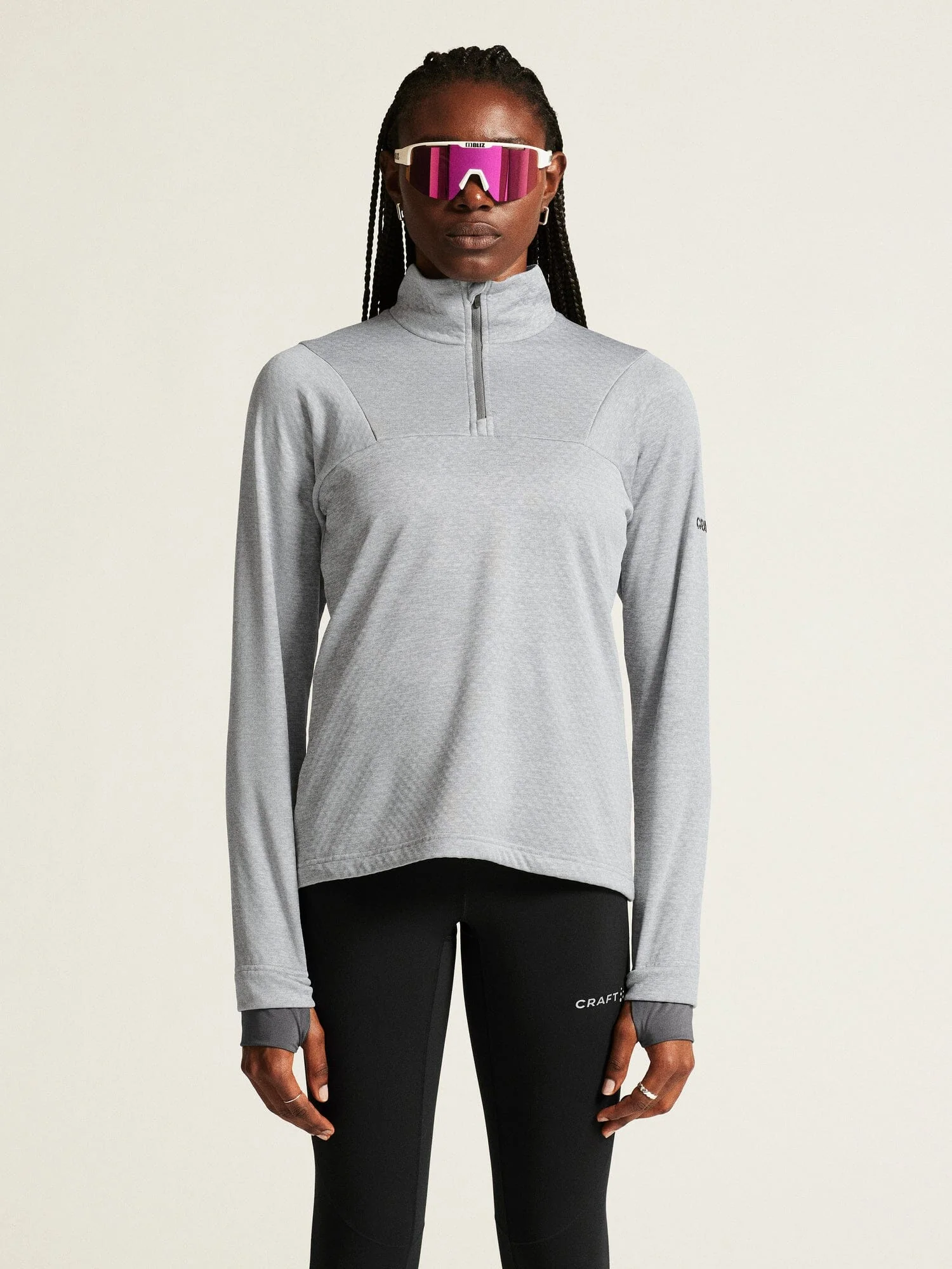 Women's Gain Thermal Midlayer - Grey Melange - Image 2