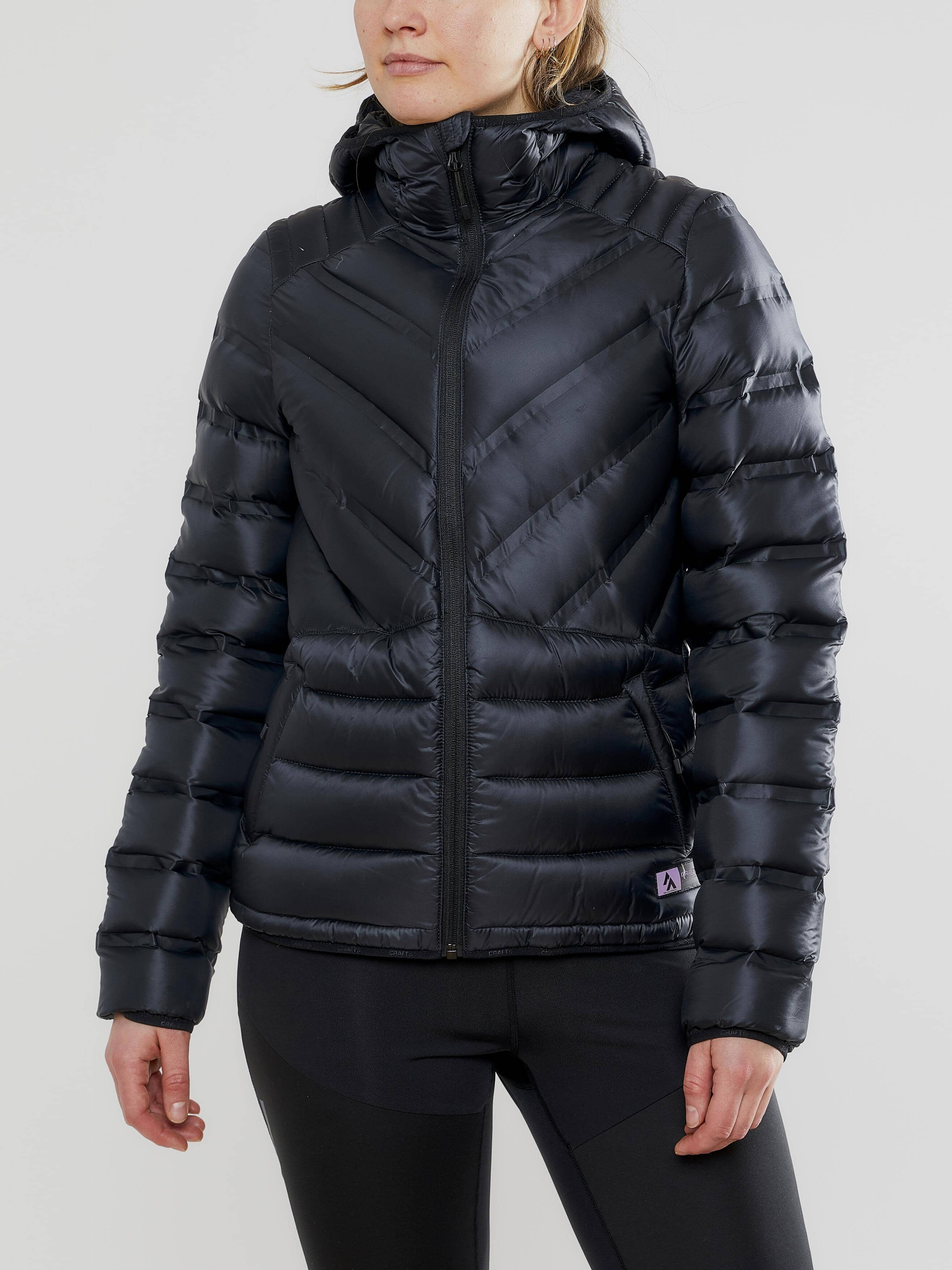 Women's Light Down Jacket - Black