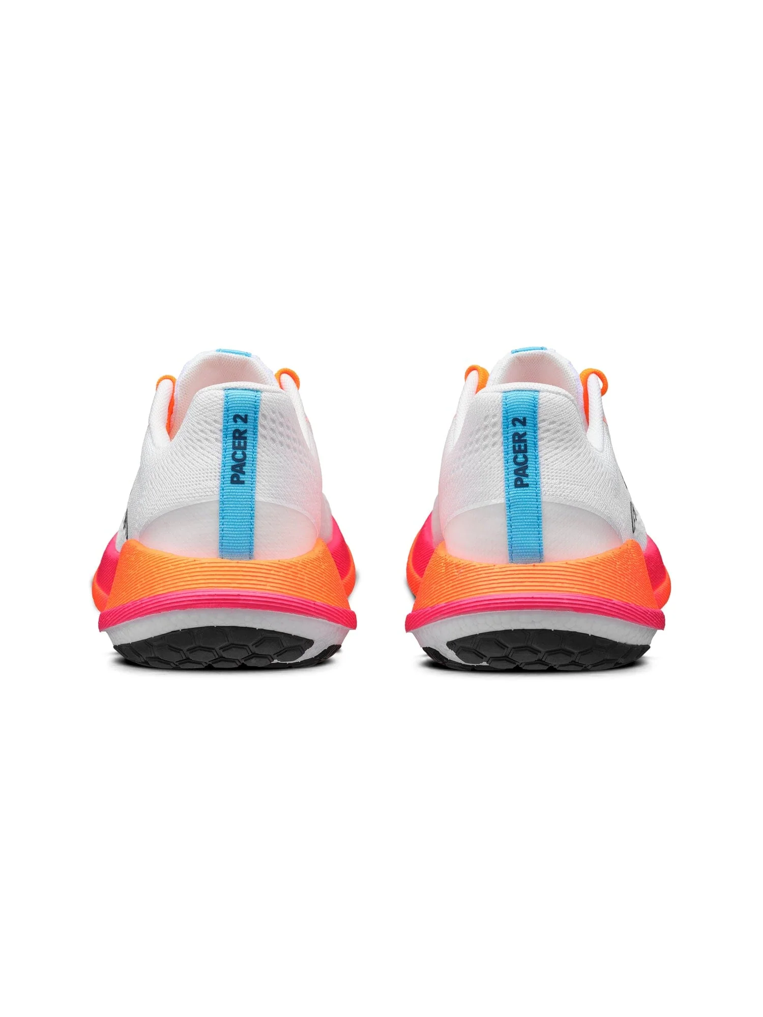 Women's Pacer 2 Running Shoe - White/Flourange - Image 9