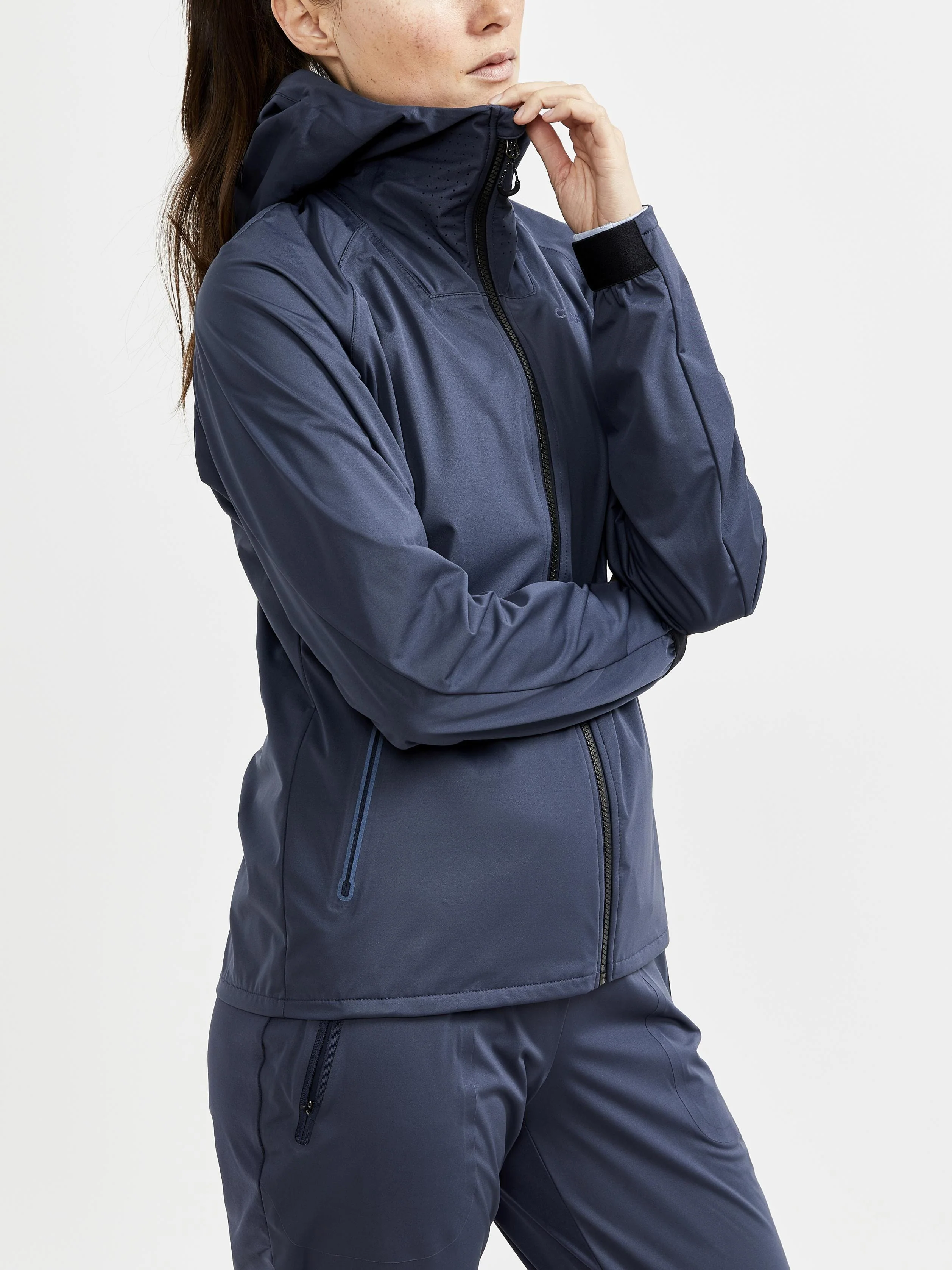Women's Pro Hydro Running Jacket 2 - BARK-MULTI - Image 17