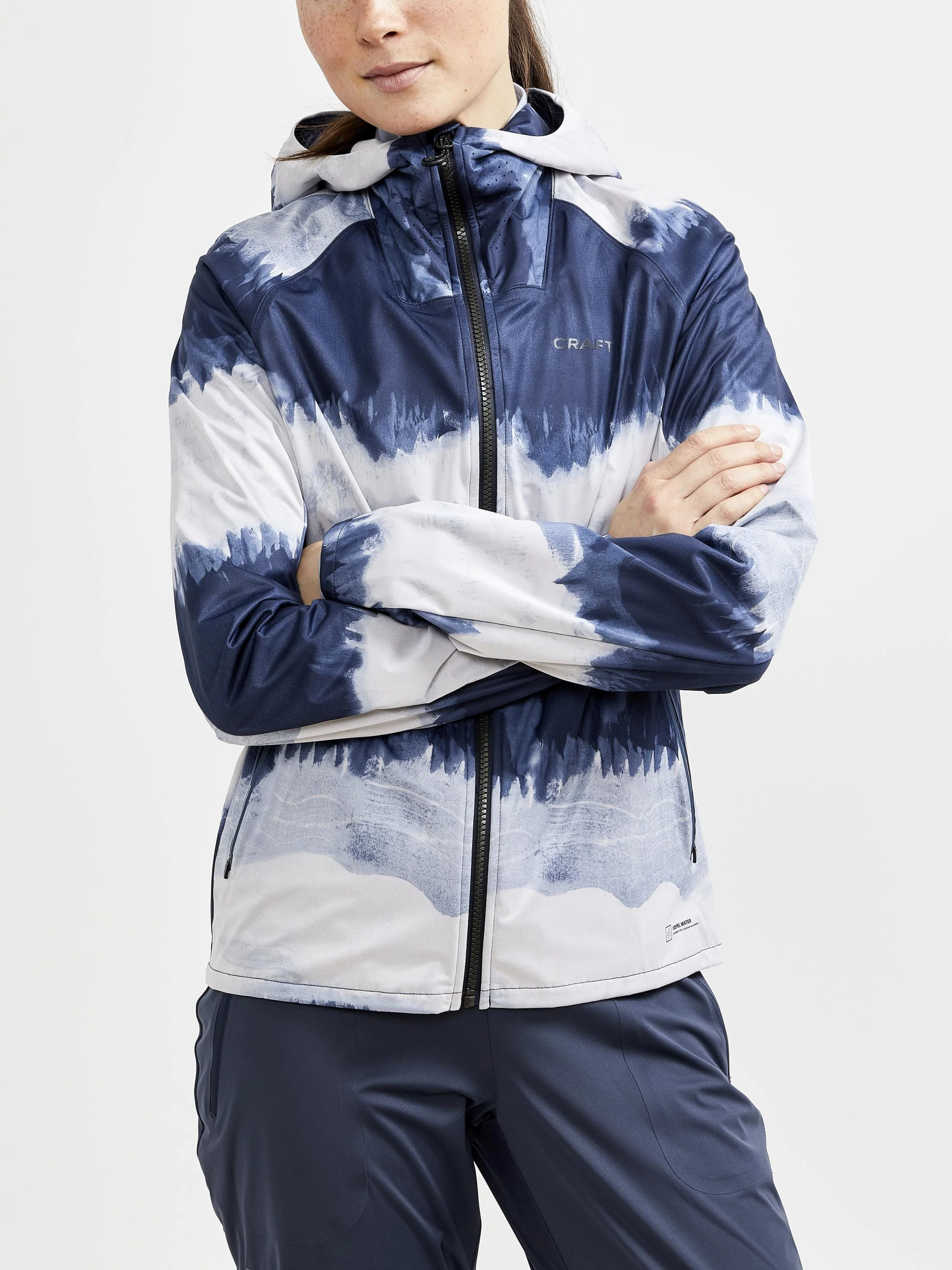 Women's Pro Hydro Running Jacket 2 - BARK-MULTI - Image 32