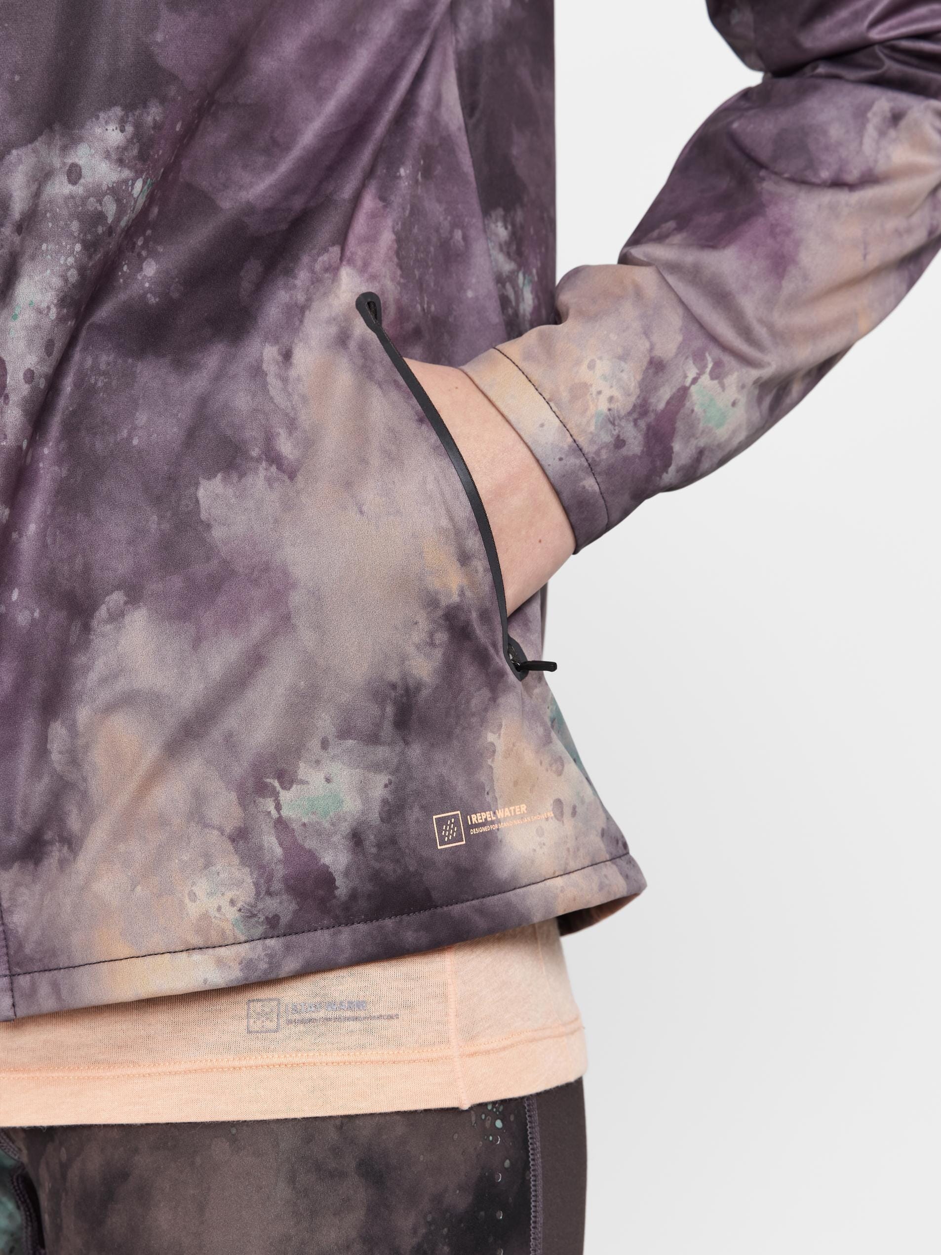 Women's Pro Hydro Running Jacket 2 - BARK-MULTI - Image 6