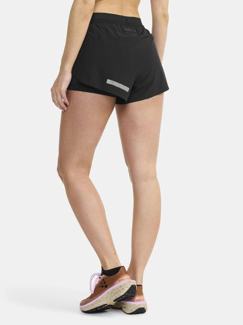 Women's Pro Hypervent Running Split Shorts 2 - FUCHSIA - Image 16