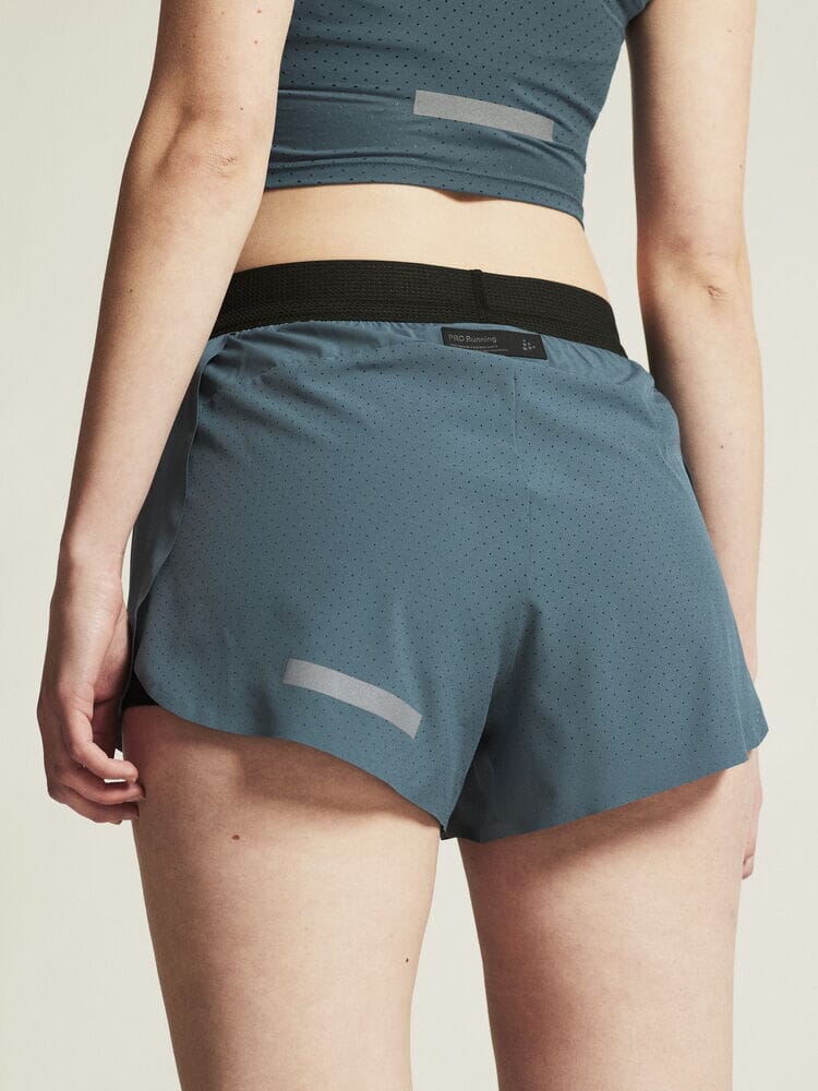Women's Pro Hypervent Running Split Shorts 2 - FUCHSIA - Image 9