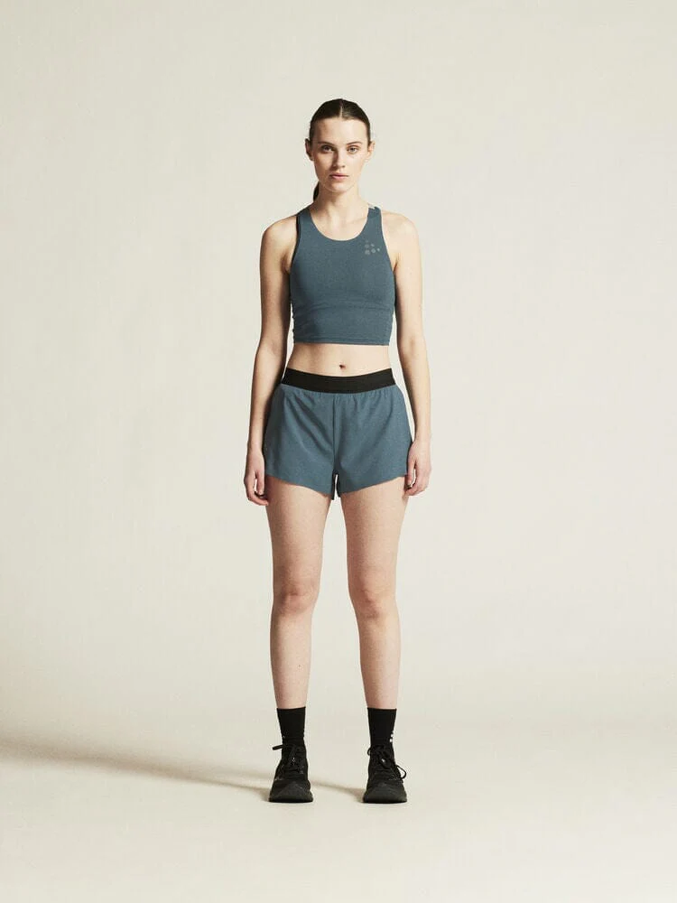 Women's Pro Hypervent Running Split Shorts 2 - ORION