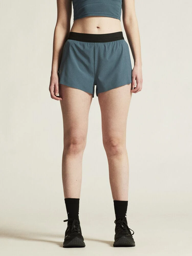 Women's Pro Hypervent Running Split Shorts 2 - ORION - Image 2