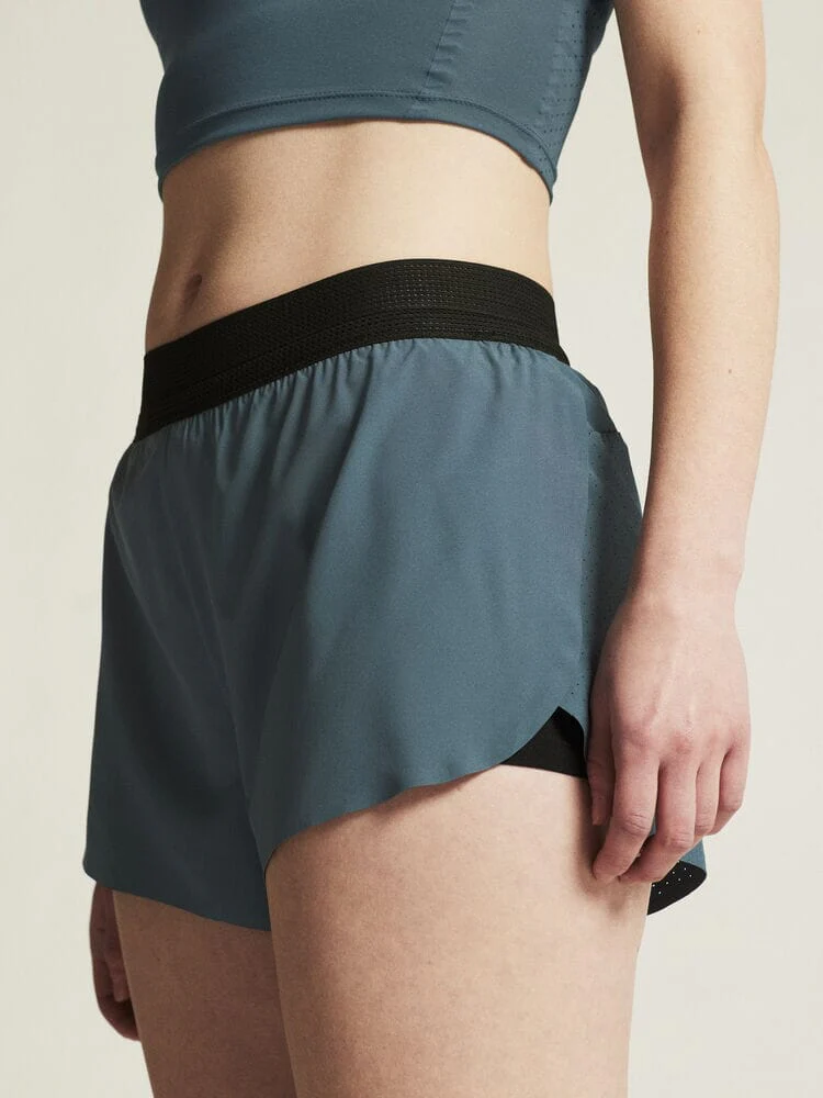 Women's Pro Hypervent Running Split Shorts 2 - ORION - Image 3