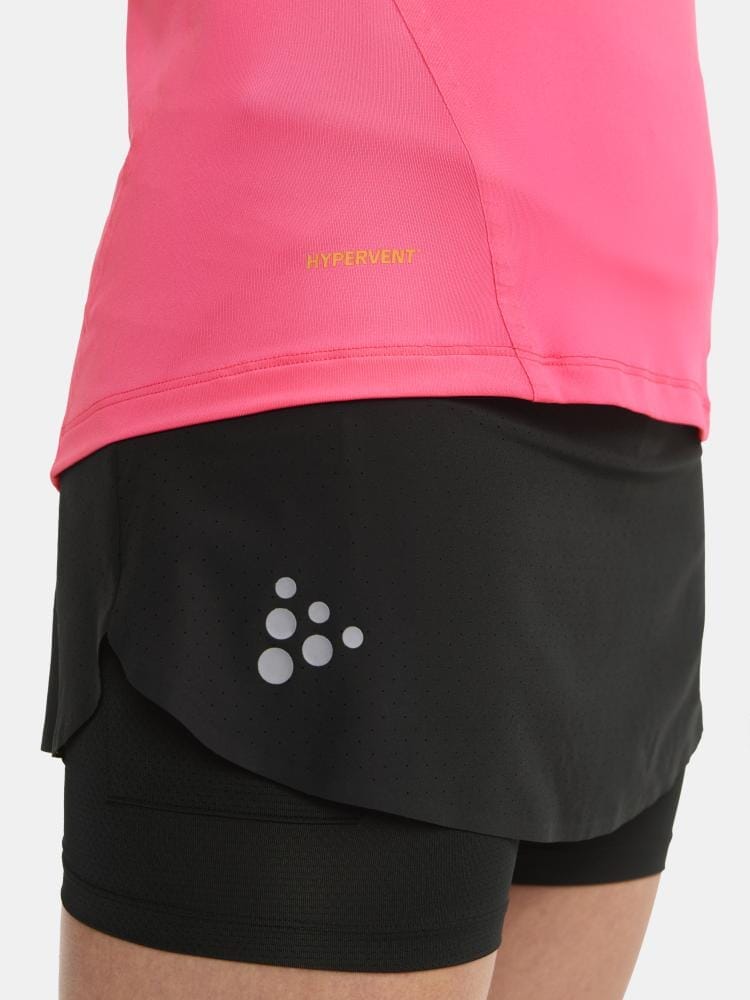 Women's Pro Hypervent Running Tee 2.0 - FUCHSIA - Image 3