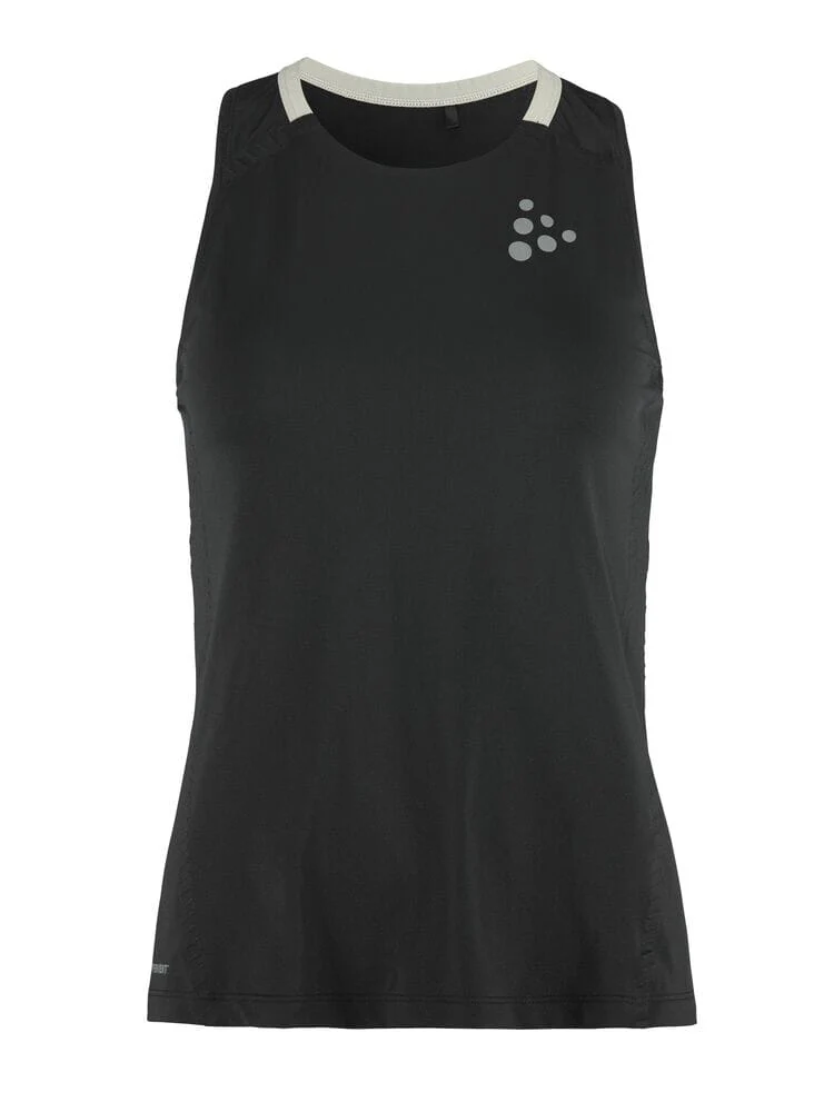 Women's Pro Hypervent Runnning Singlet 2 - Black
