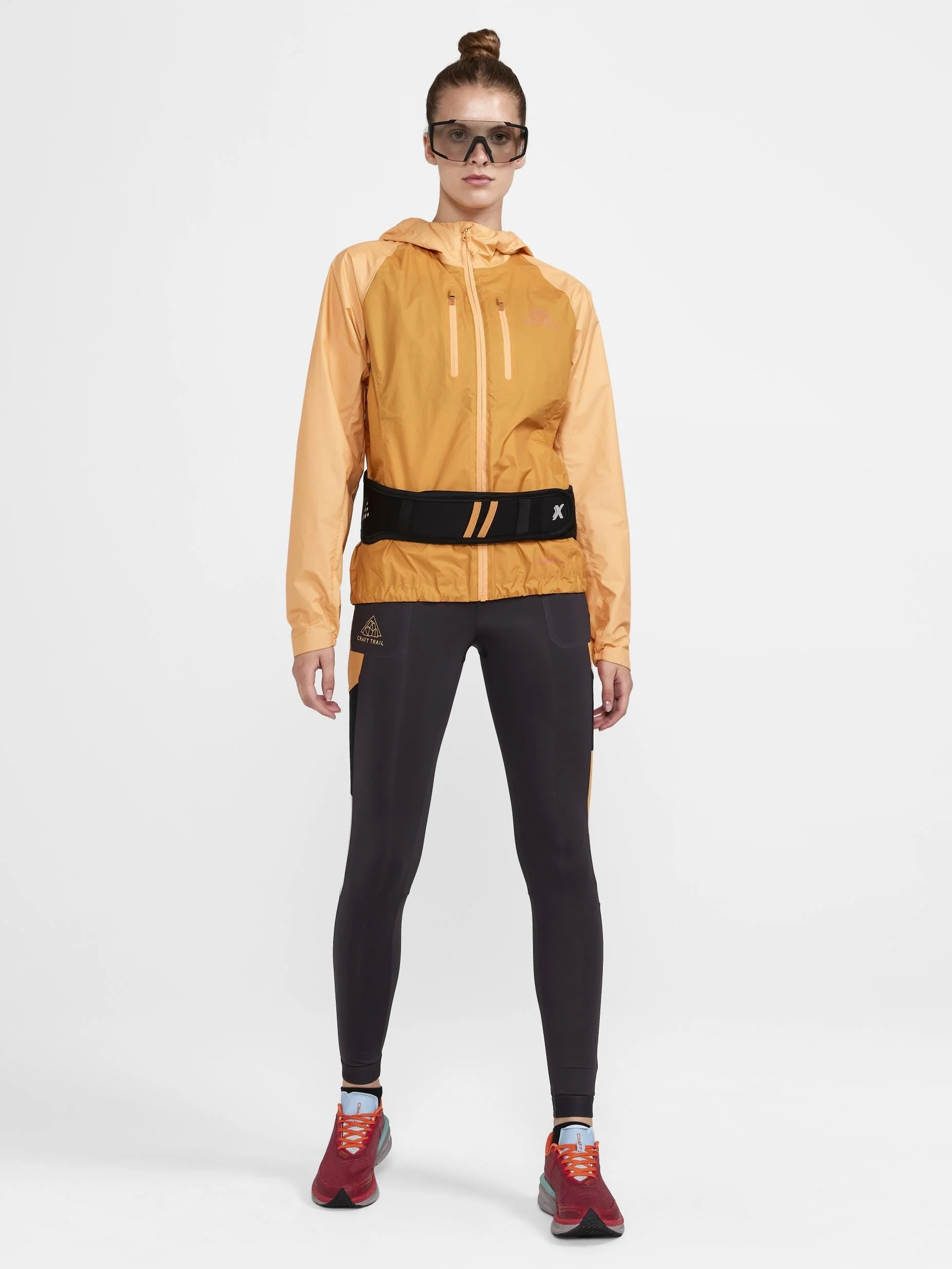 Women's Pro Trail Running Light Weight Jacket - Black - Image 13