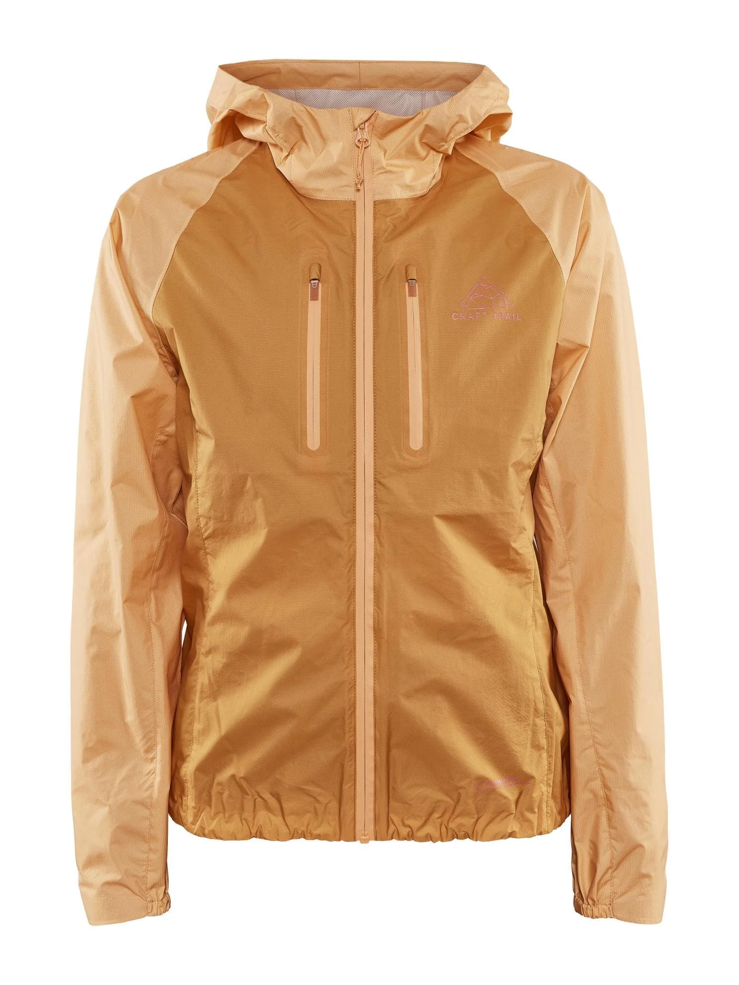 Women's Pro Trail Running Light Weight Jacket - PEACH-DESERT - Image 6