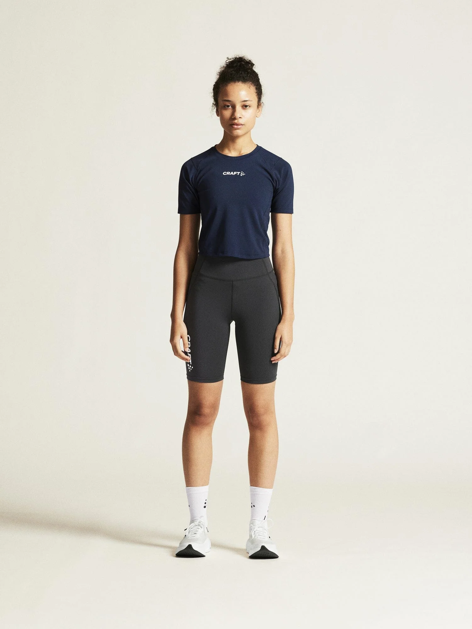 Women's Rush 2.0 Crop Tee - NAVY