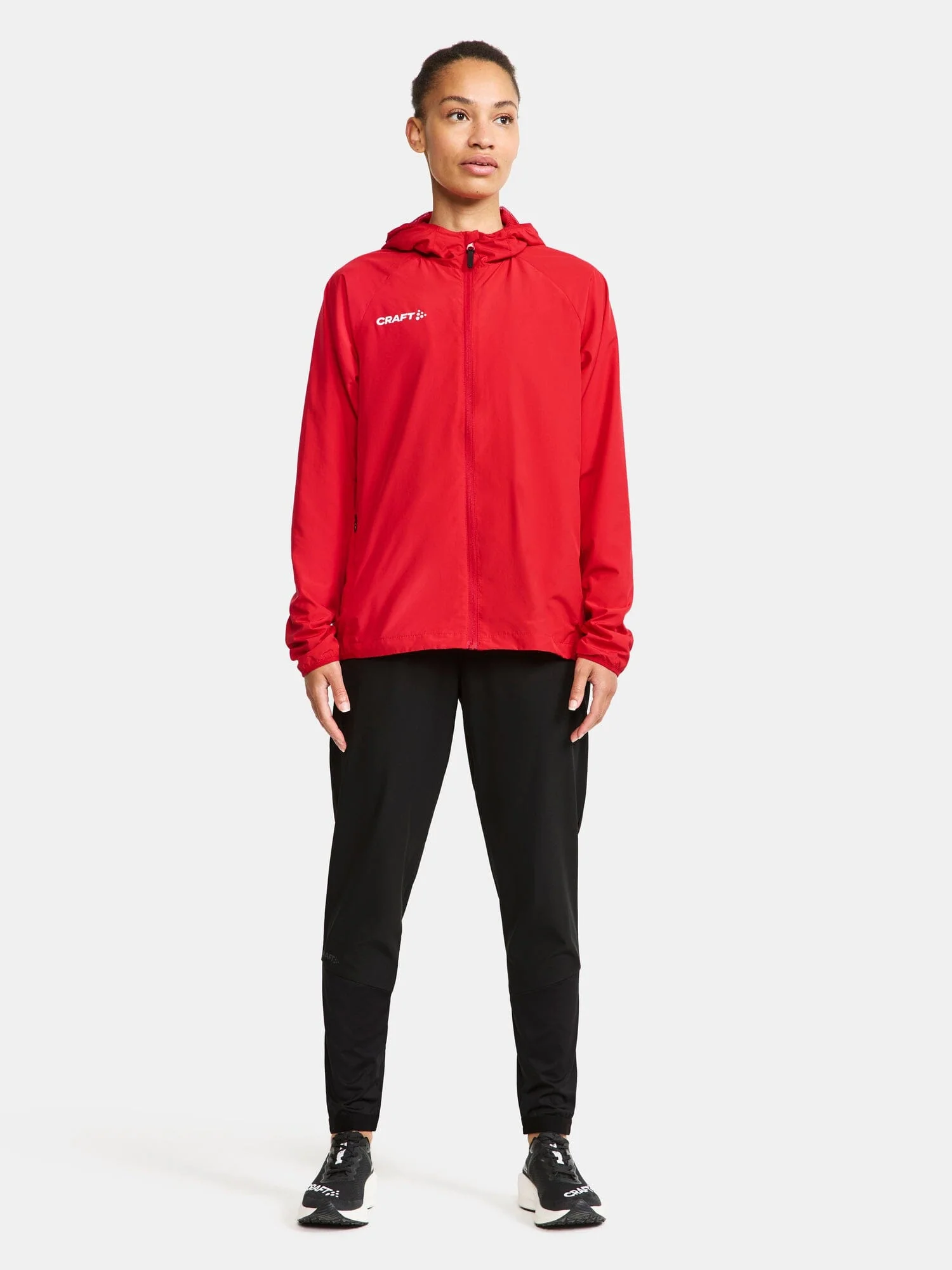 Women's Squad Wind Jacket - BRIGHT RED