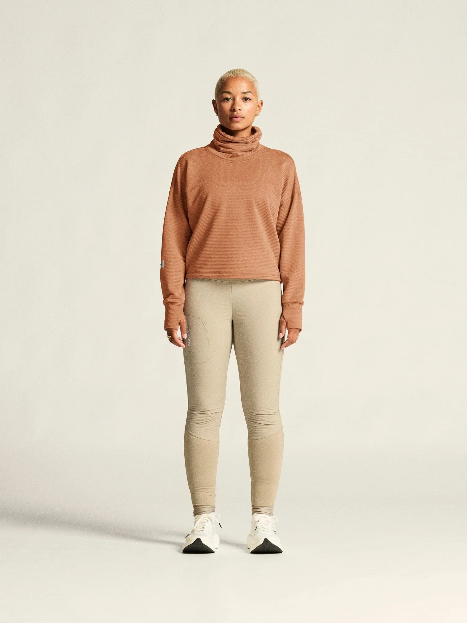 Women's SubZ Funnelneck Running Jersey - Syrup